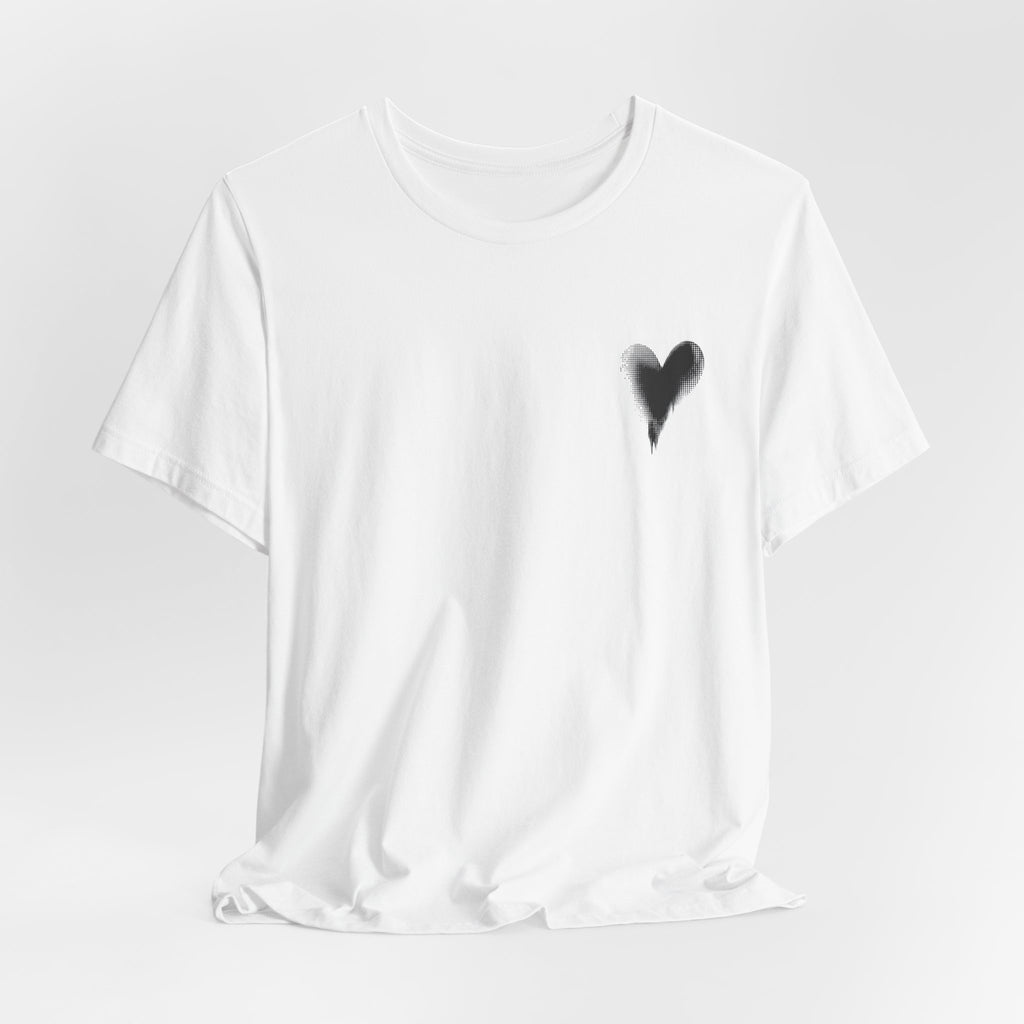 Small Chest Heart Graphic T-Shirt