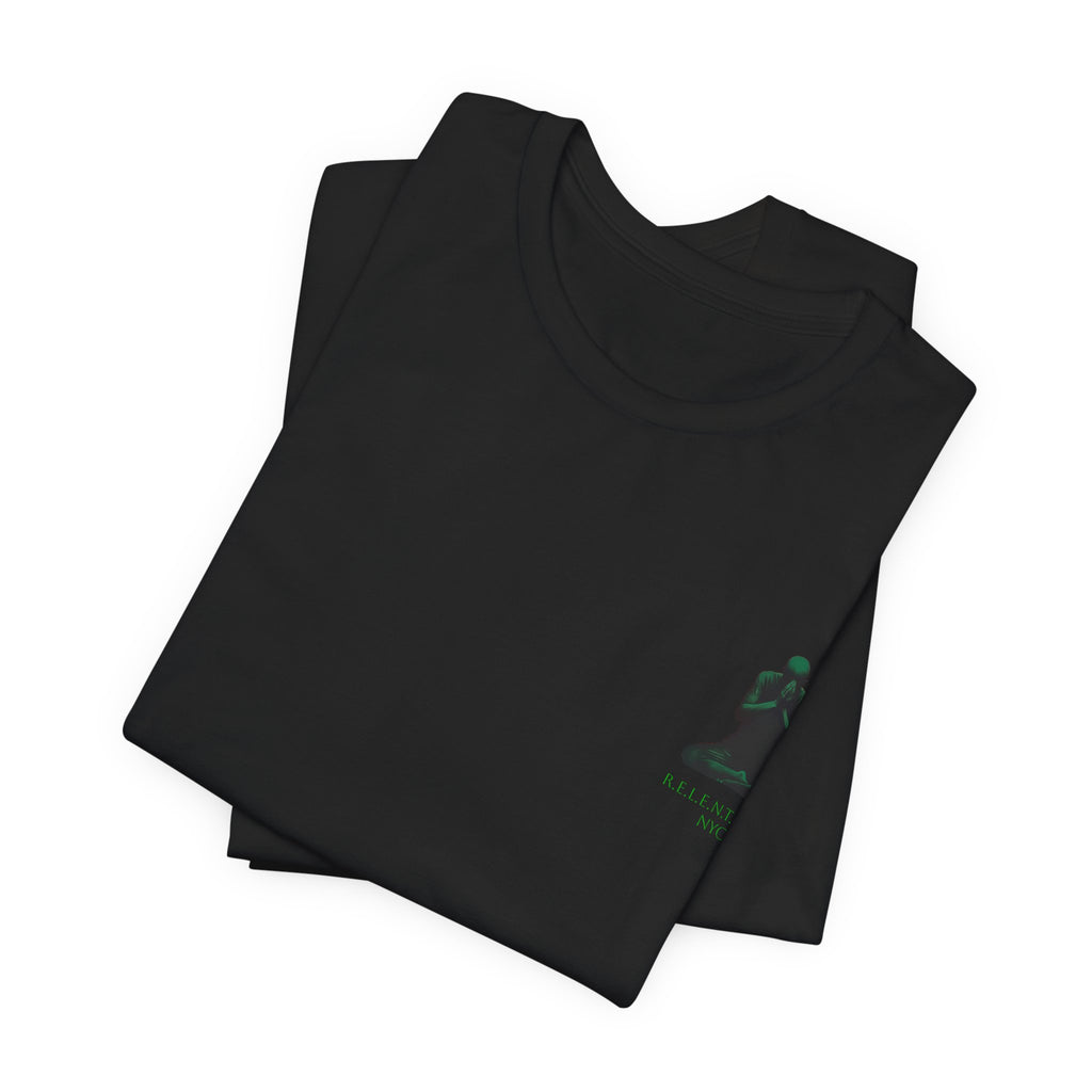 Buddha Pocket Tee — Minimal Meditation Graphic T-Shirt