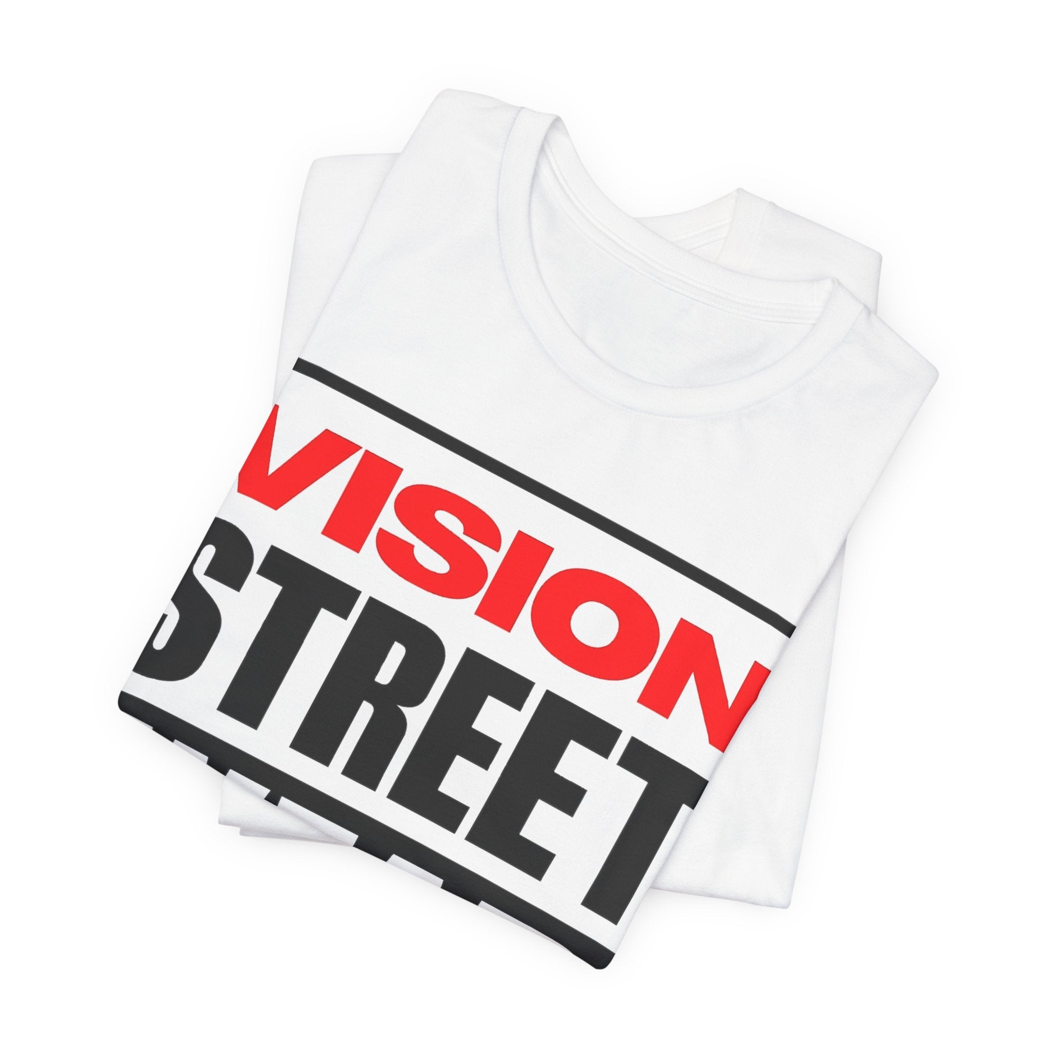 Vision Street Wear Box Logo Tee (Red/Black)