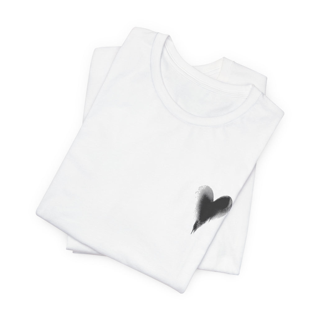 Small Chest Heart Graphic T-Shirt