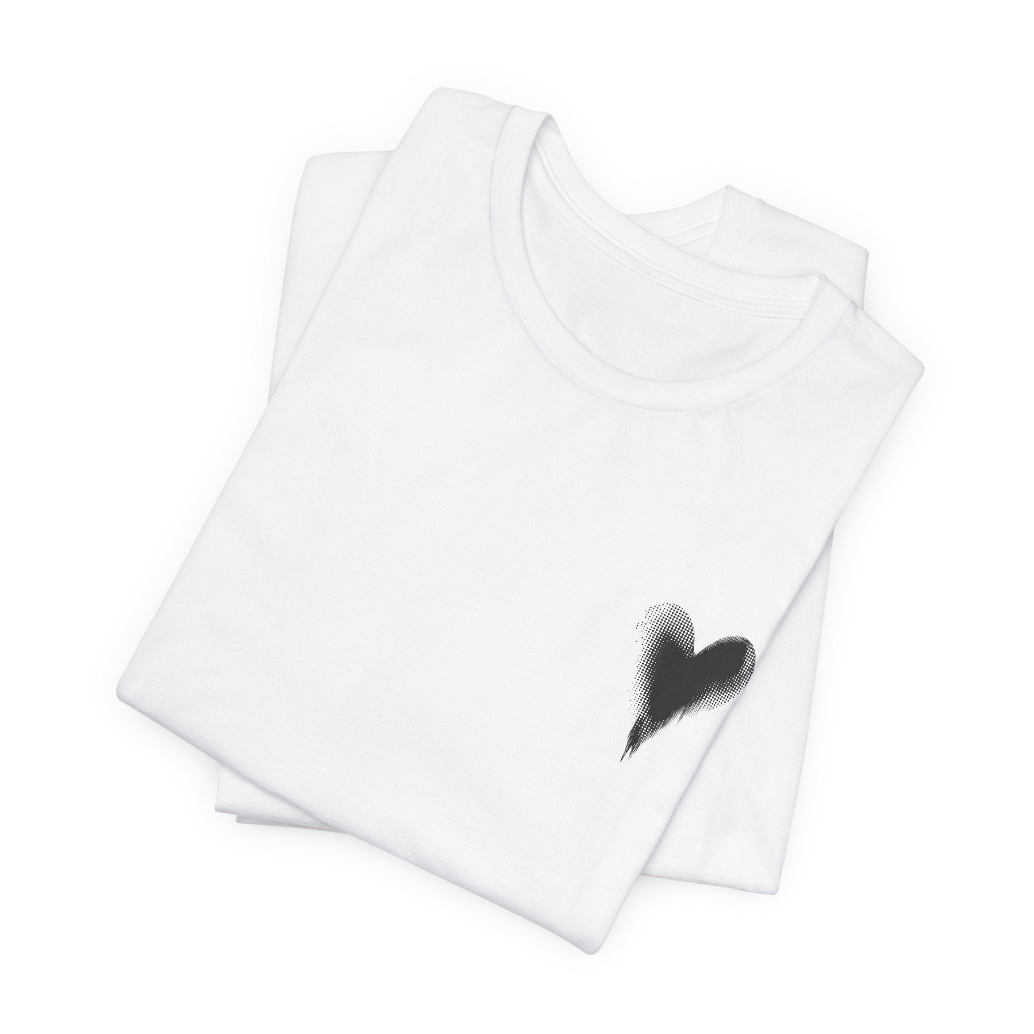 Small Chest Heart Graphic T-Shirt