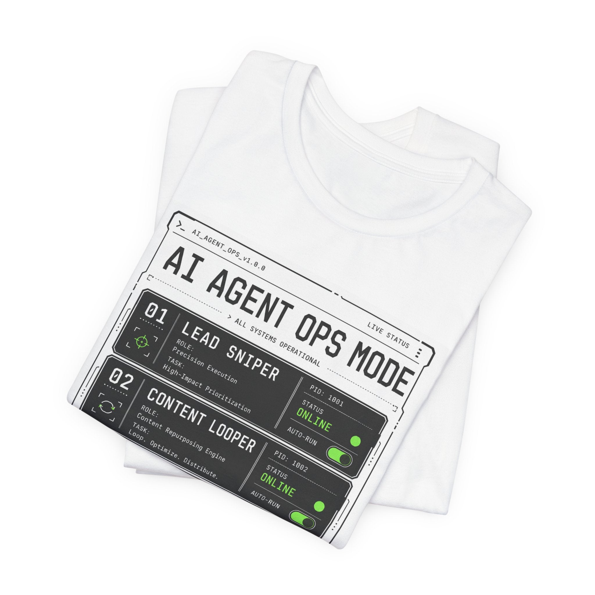 AI Agent Ops Mode Tee