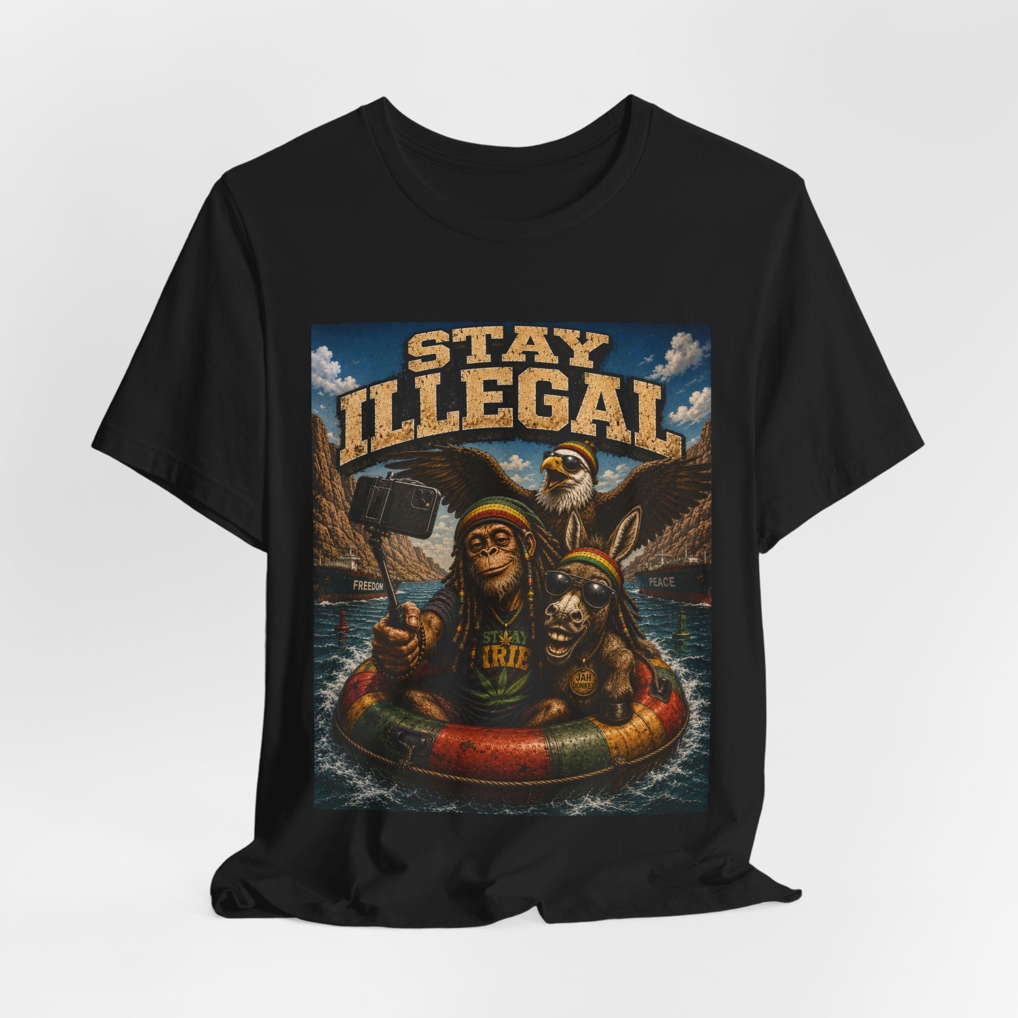 Stay Illegal Jah Donkey Tee
