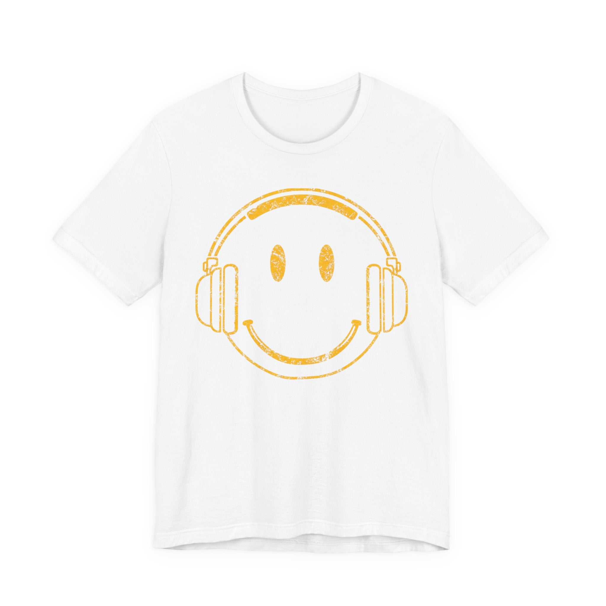 Headphone Smiley Logo Tee