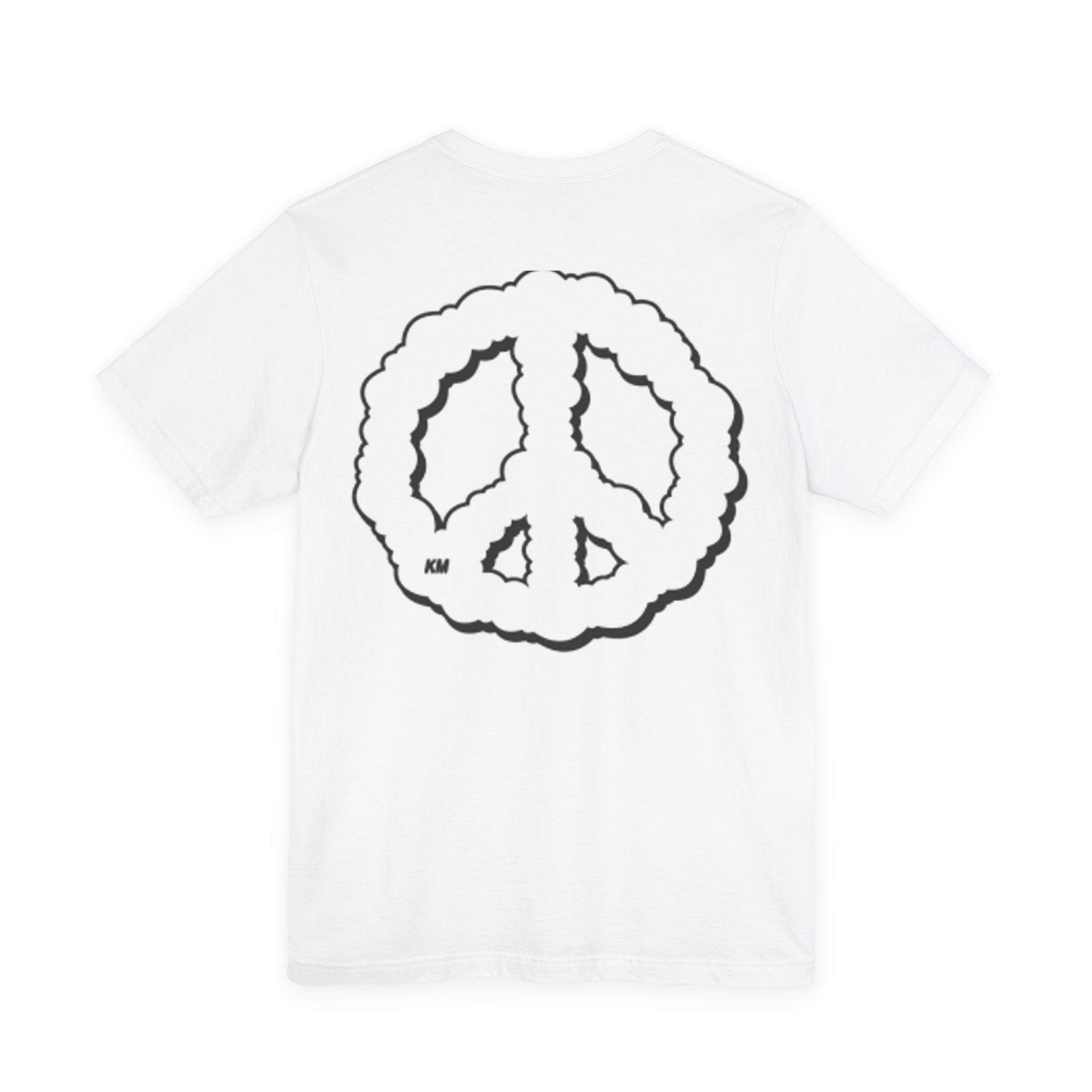 Peace Cloud T-Shirt — Minimal Back Logo Graphic Tee