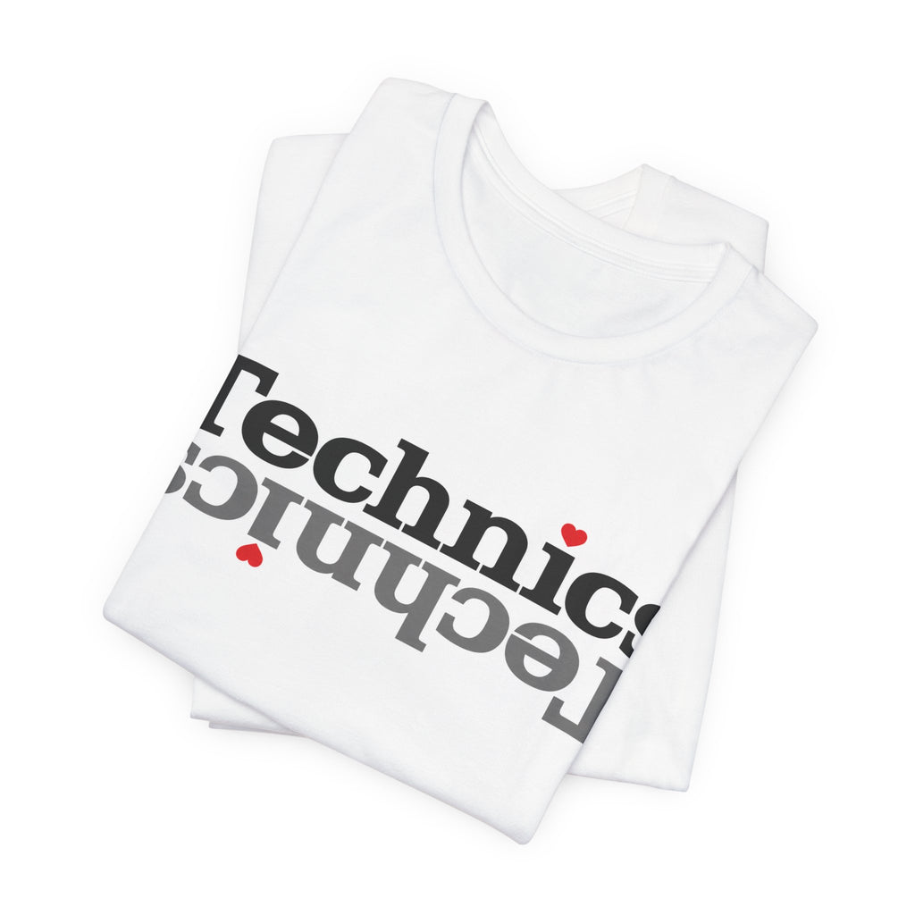 Retro Mirror DJ Logo Tee