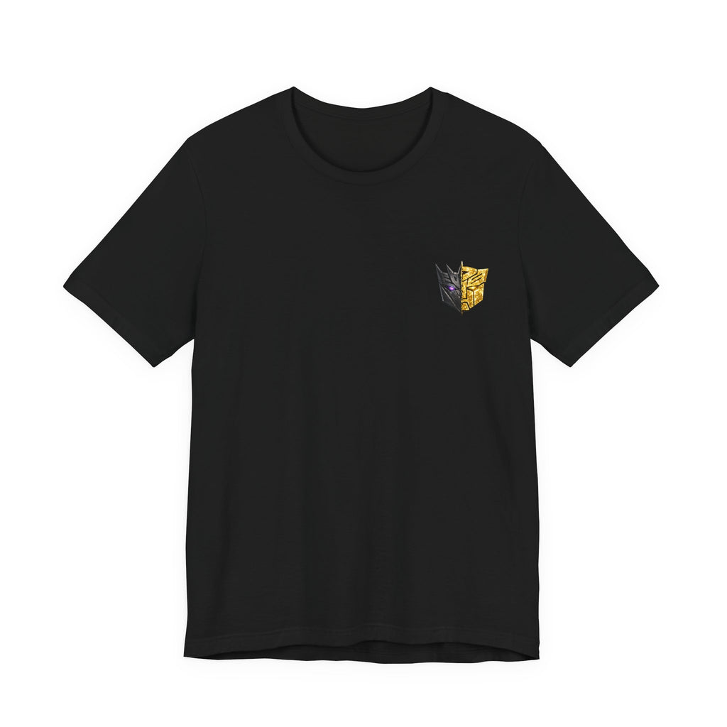 Gold Split Two Faced Mask Tee