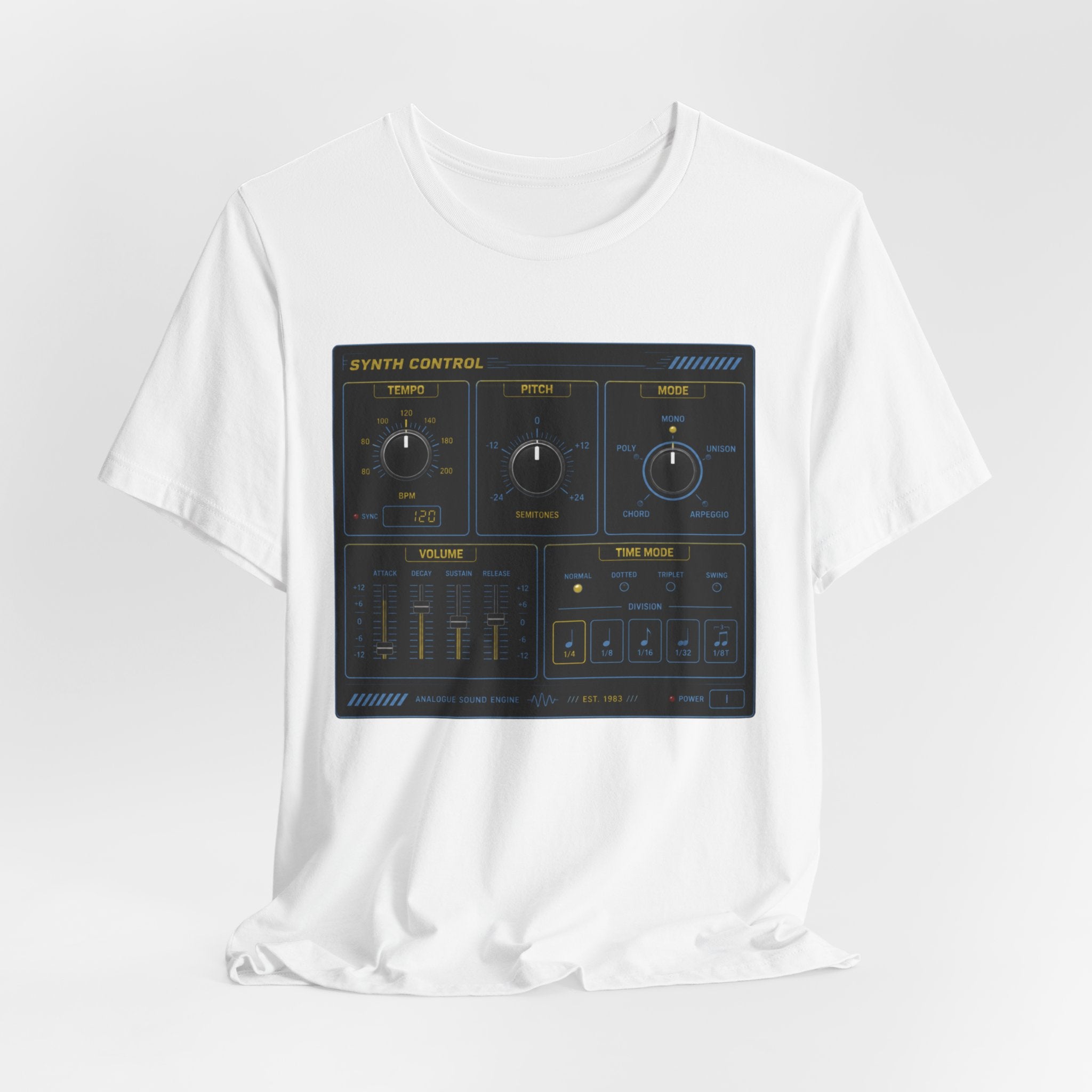 Synth Control Panel Tee
