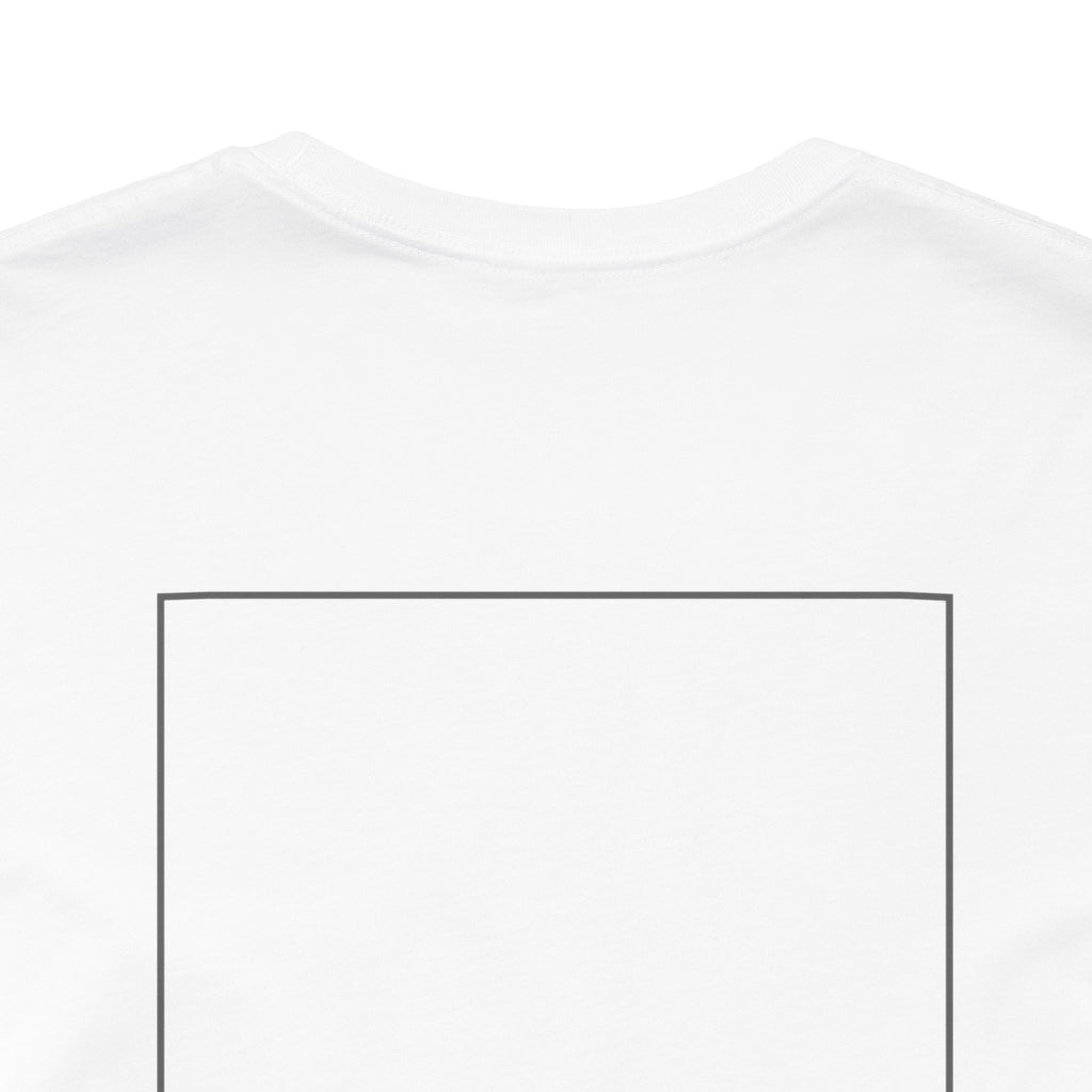 Graphic Tee – Raised Fist Minimalist Pocket & Back Frame Design
