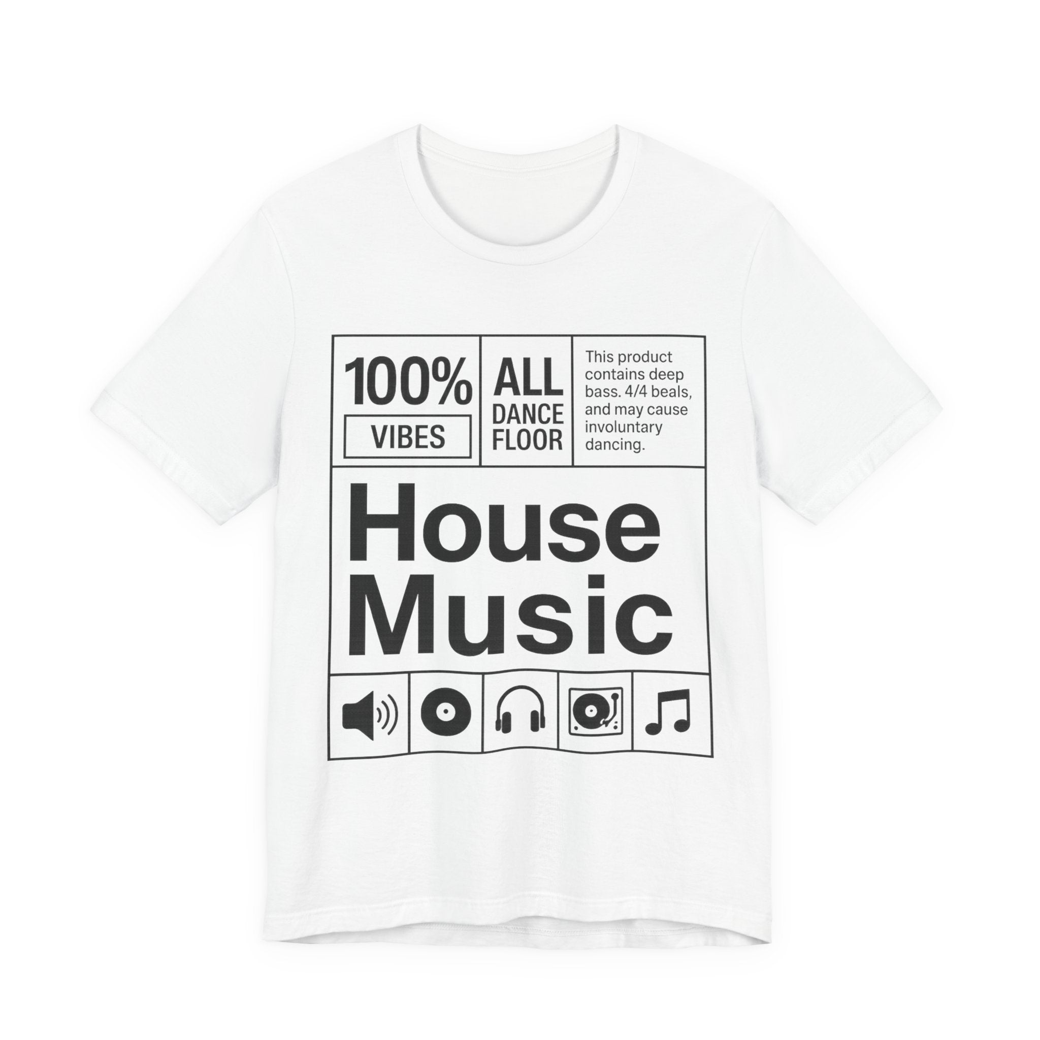 House Music Care Label Tee