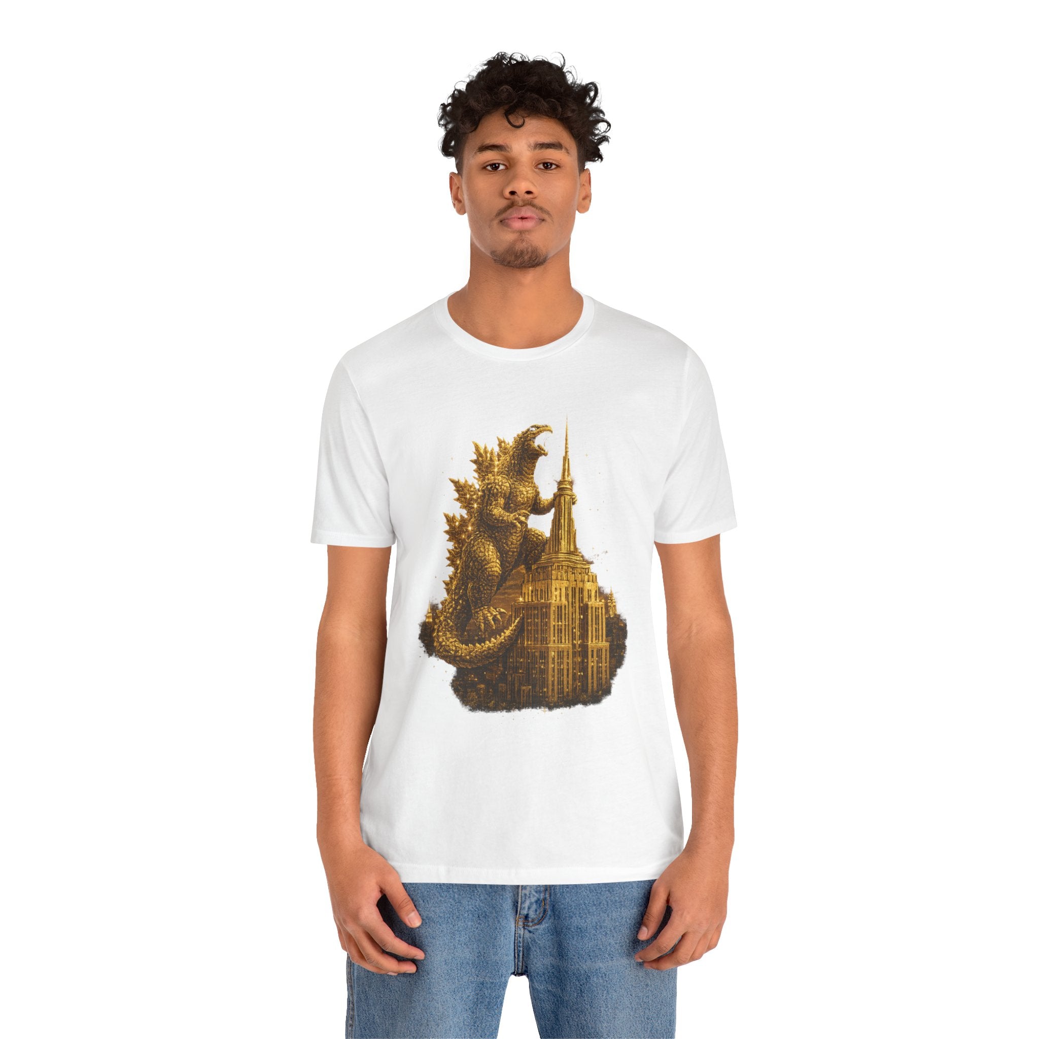 Godzilla Empire State Tee - Retro Monster NYC Graphic T-Shirt