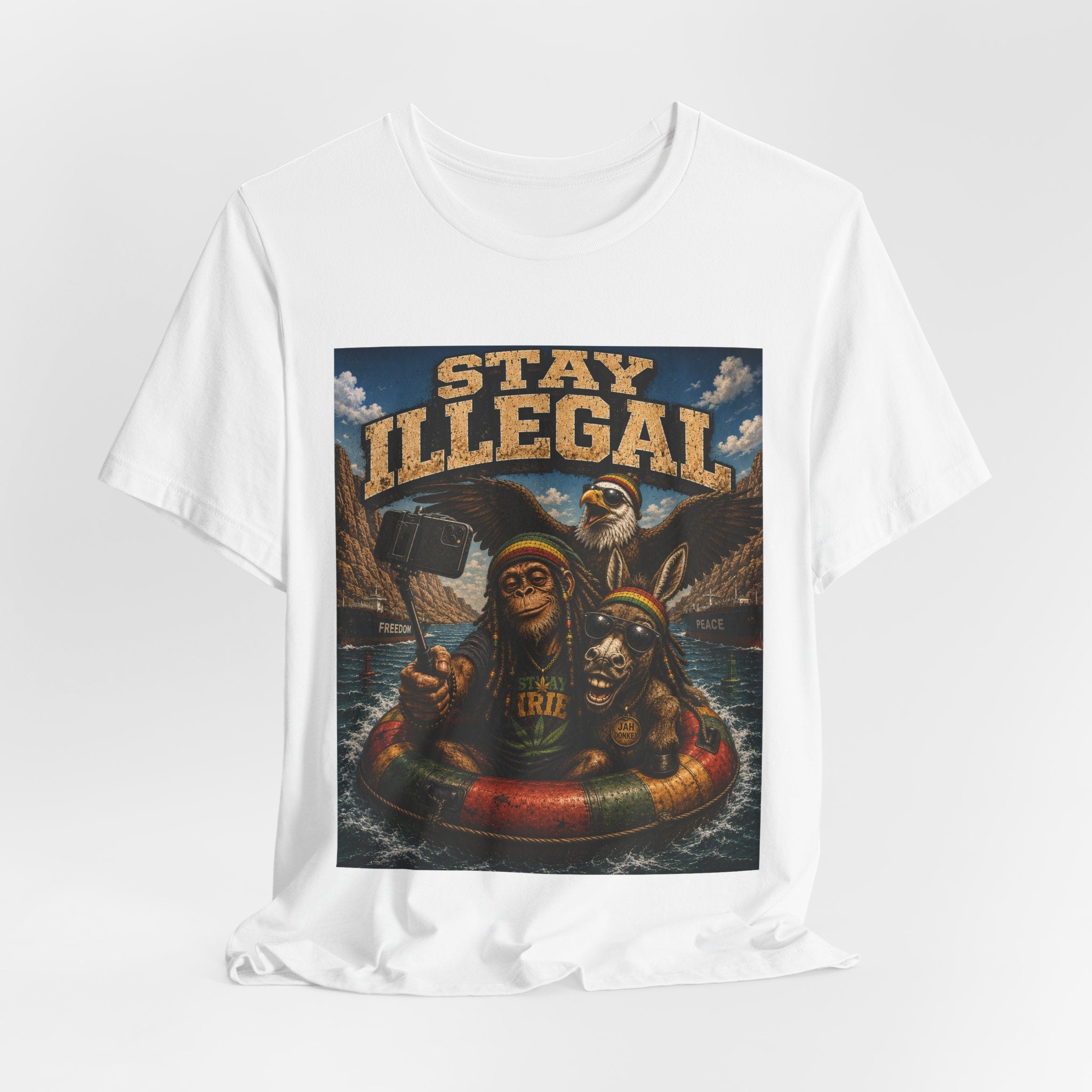 Stay Illegal Jah Donkey Tee