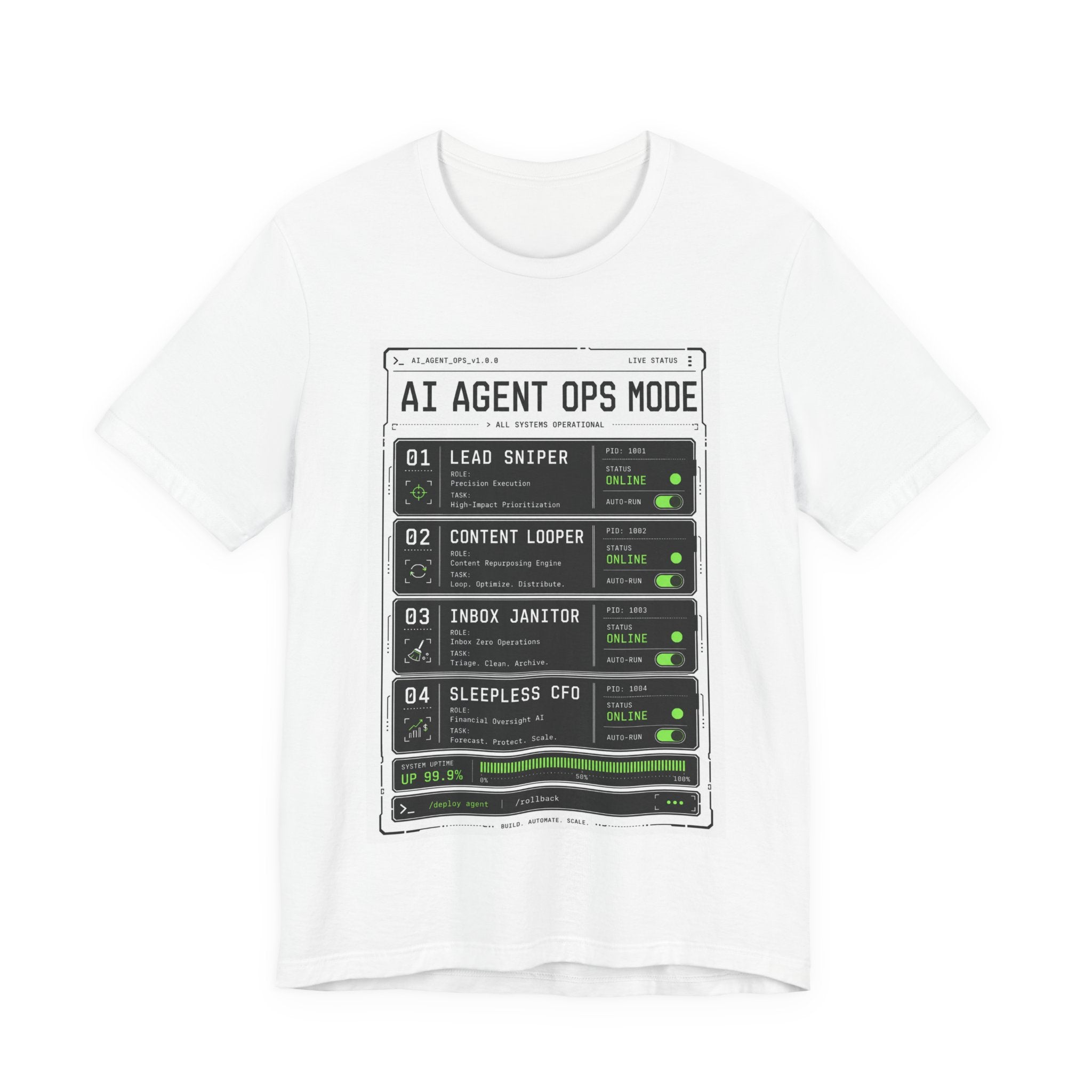 AI Agent Ops Mode Tee