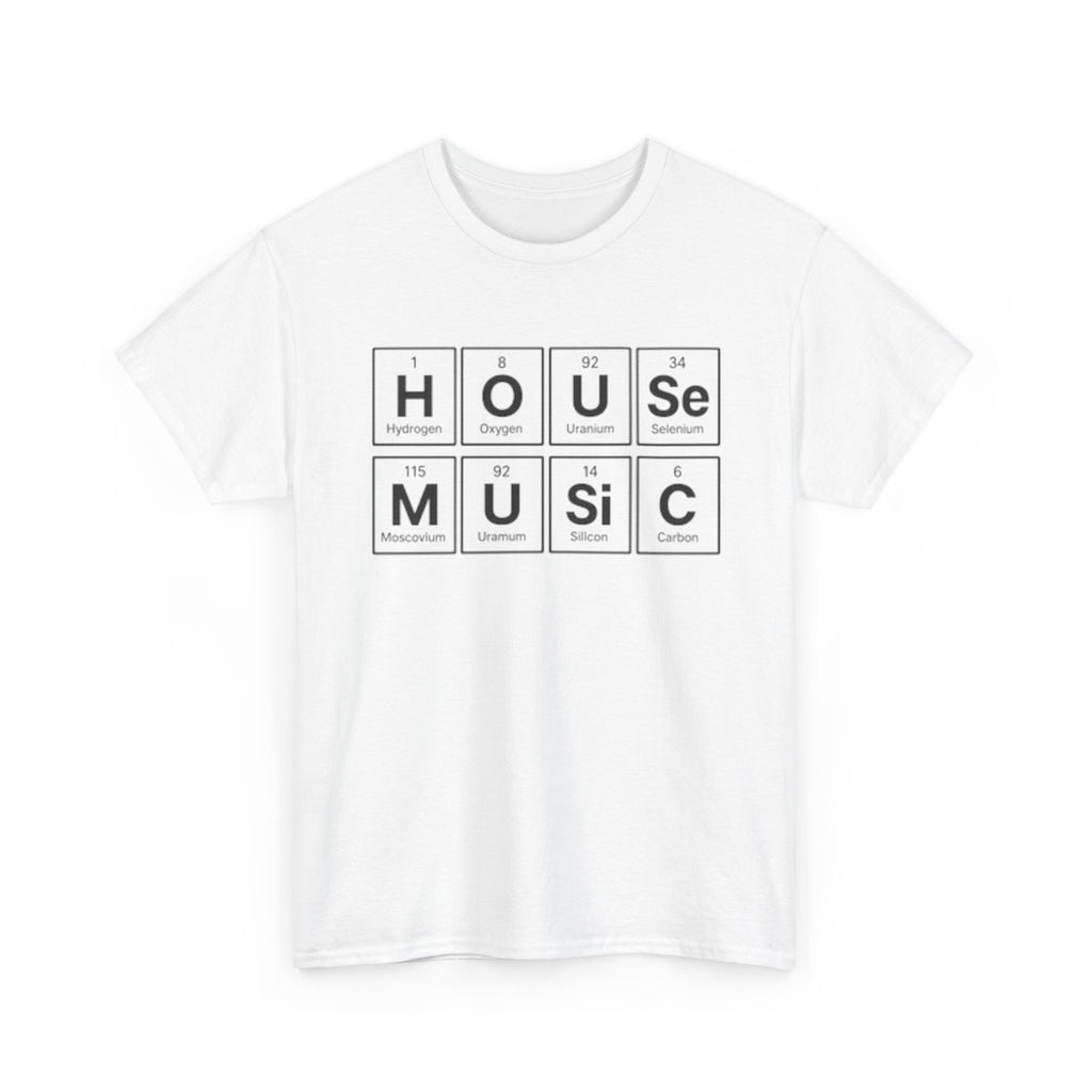 House Music Periodic Table Tee