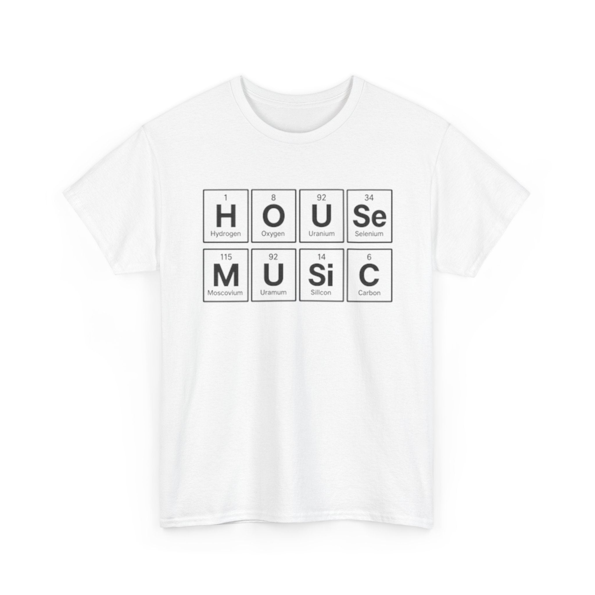 House Music Periodic Table Tee