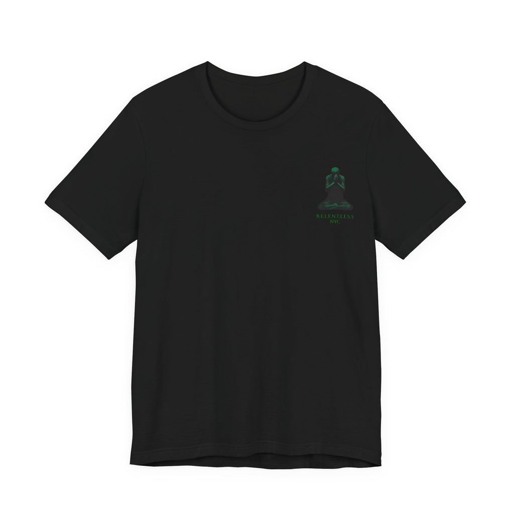 Buddha Pocket Tee — Minimal Meditation Graphic T-Shirt
