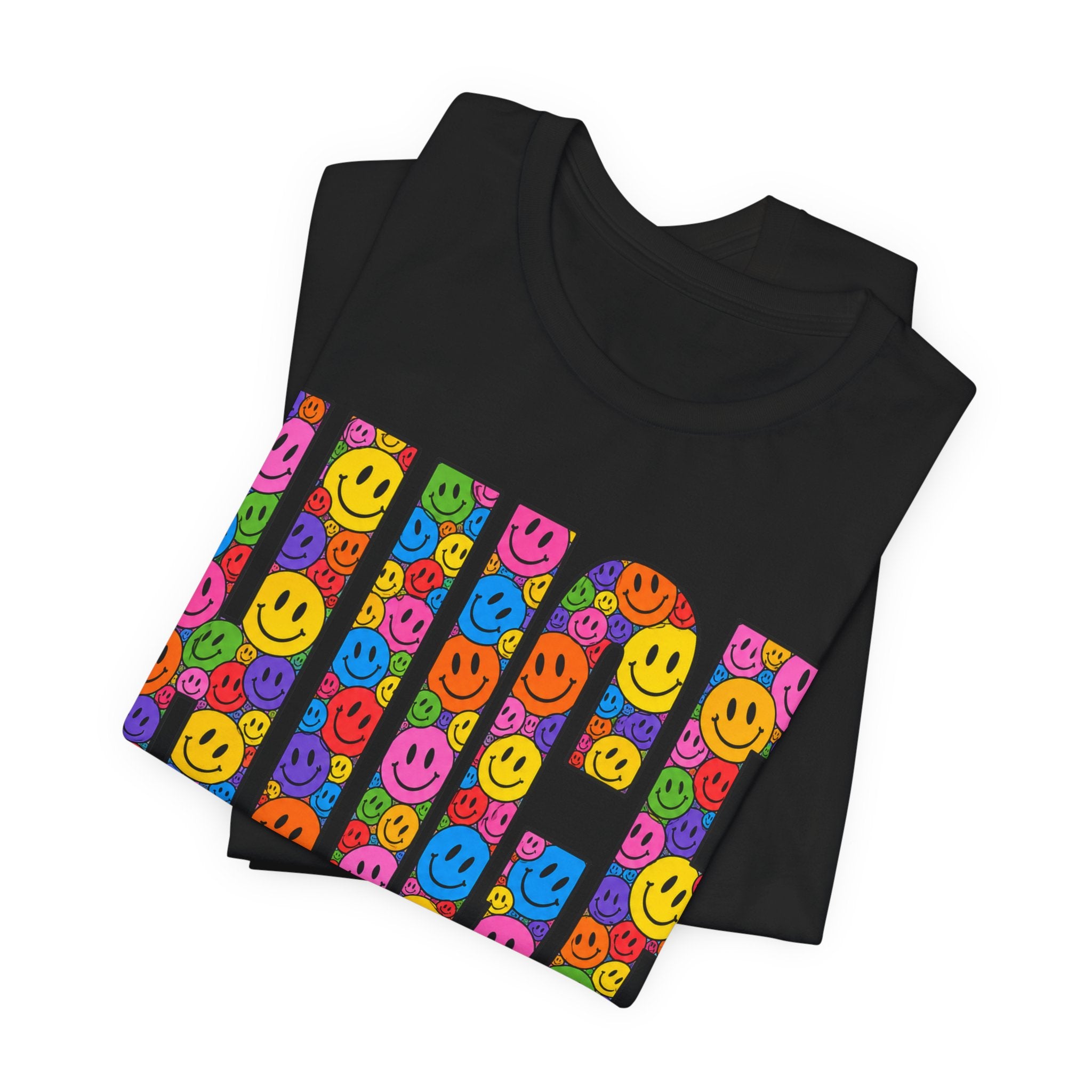 HUGE Smiley Collage Tee