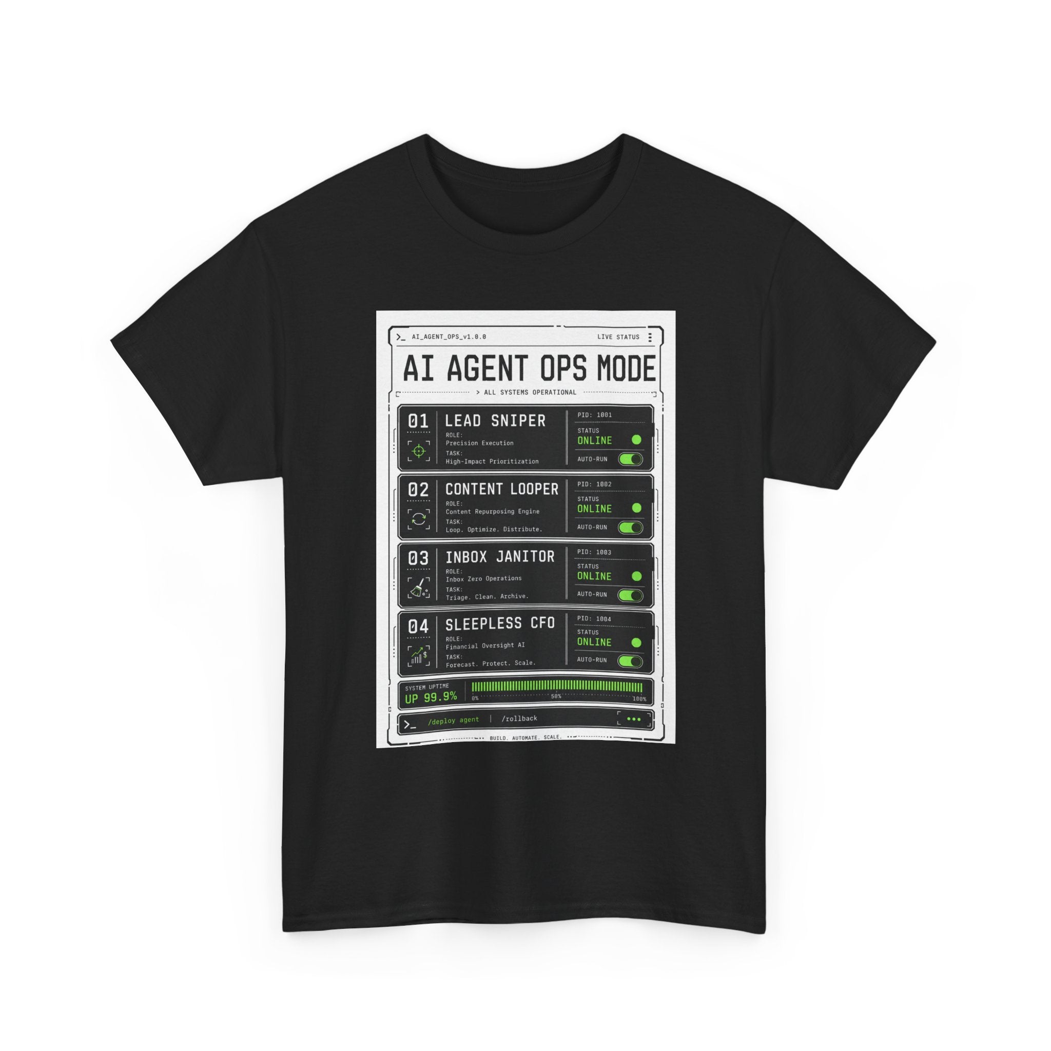 AI Agent Ops Mode Tee