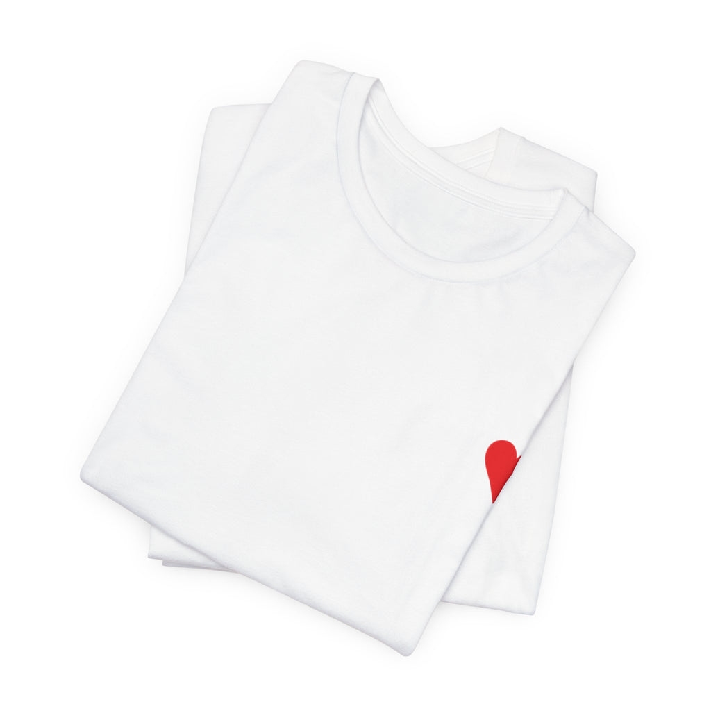 Small Heart Left Chest Tee