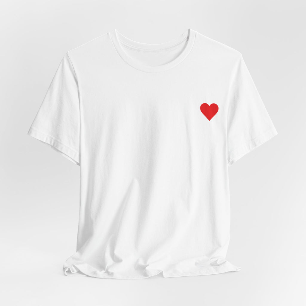 Small Heart Left Chest Tee