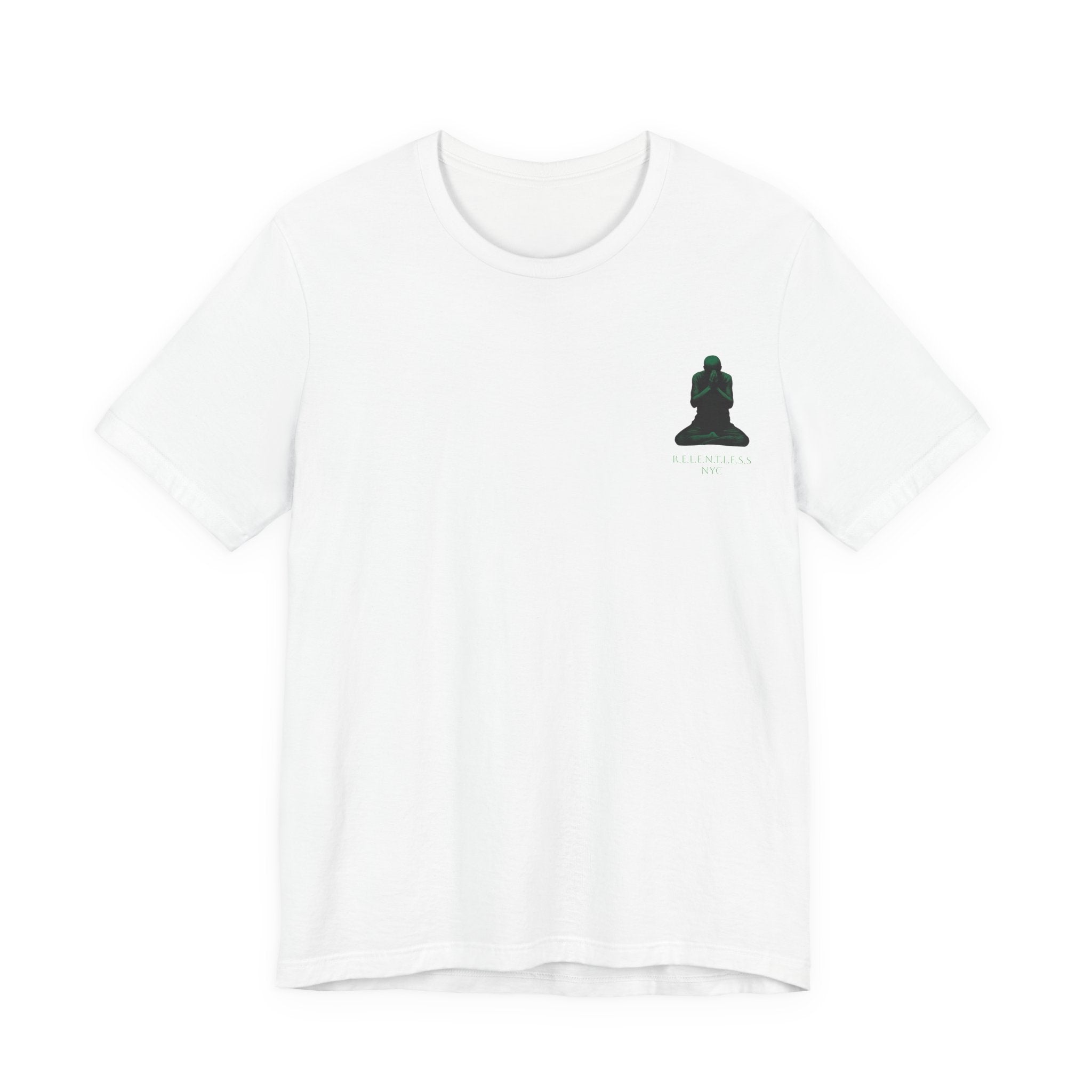 Buddha Pocket Tee — Minimal Meditation Graphic T-Shirt