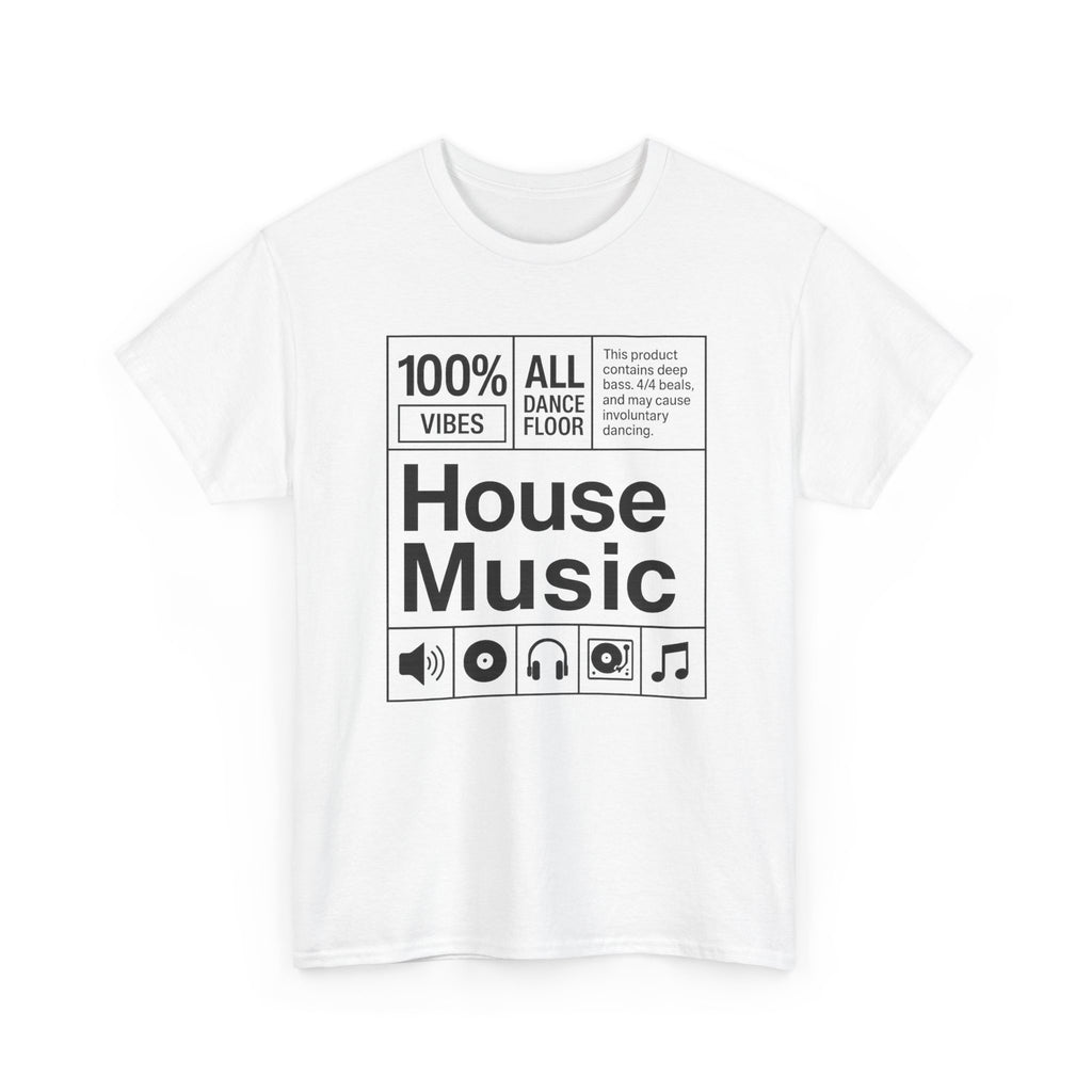 House Music Care Label Tee