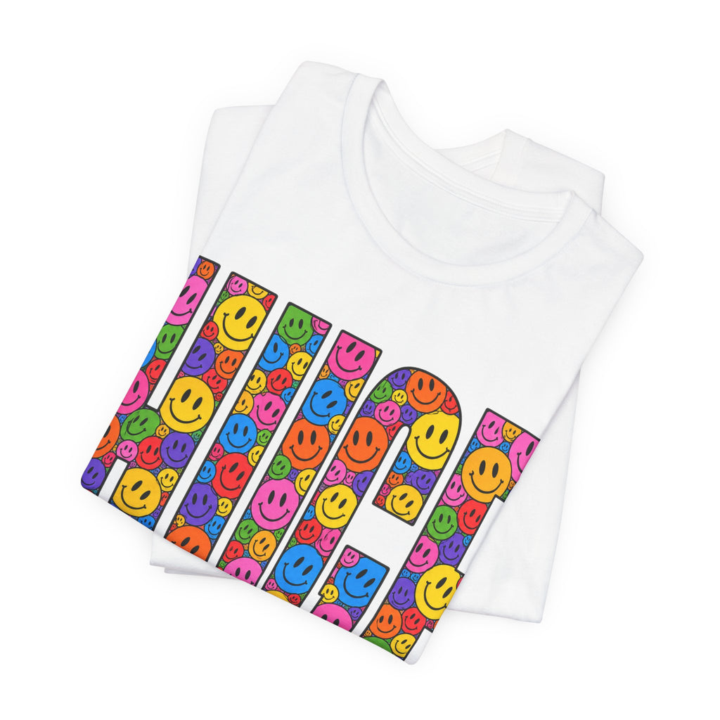 HUGE Smiley Collage Tee