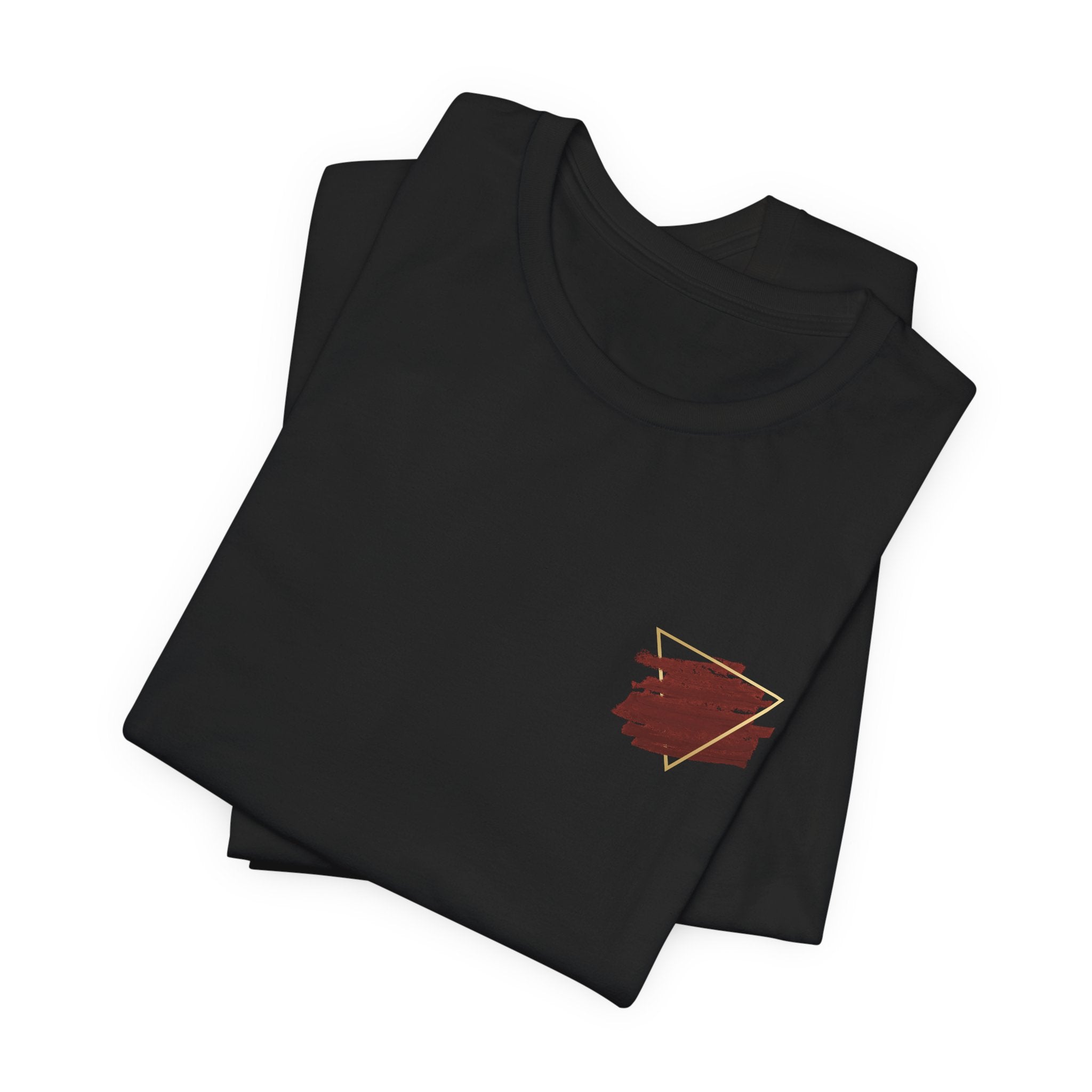 Minimal Pocket Tee - Casual Artistic Short Sleeve Shirt