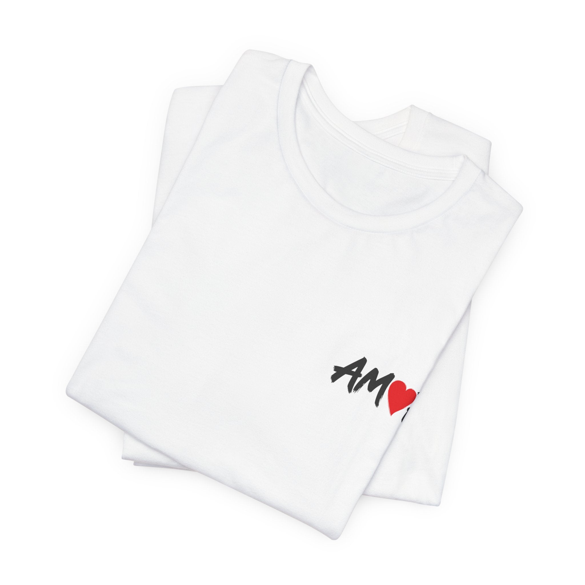 AMOR Heart Script Logo Tee