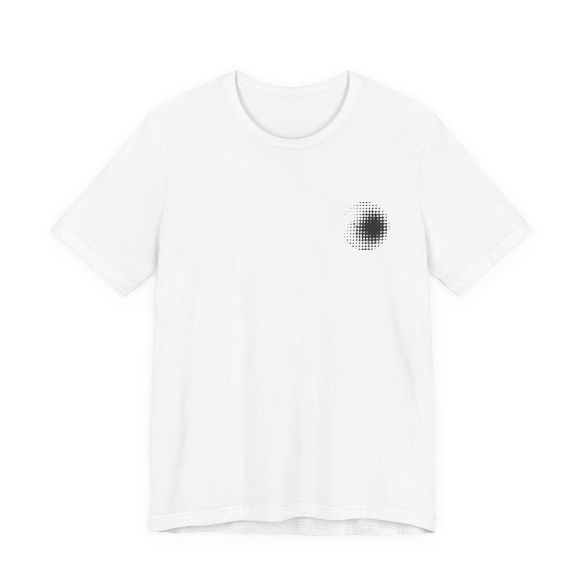 Minimal Solar Eclipse Pocket Tee — Subtle Astronomy Graphic T-Shirt