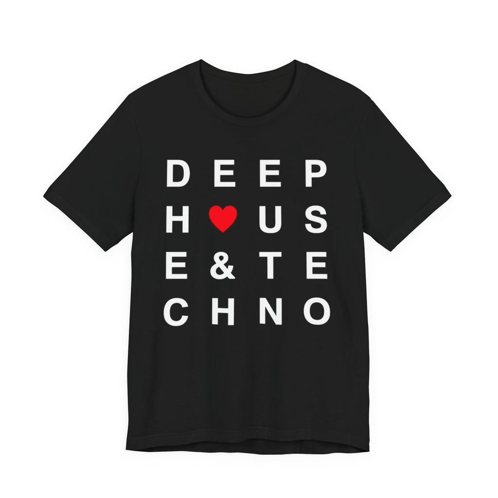 Deep House & Techno Logo Tee