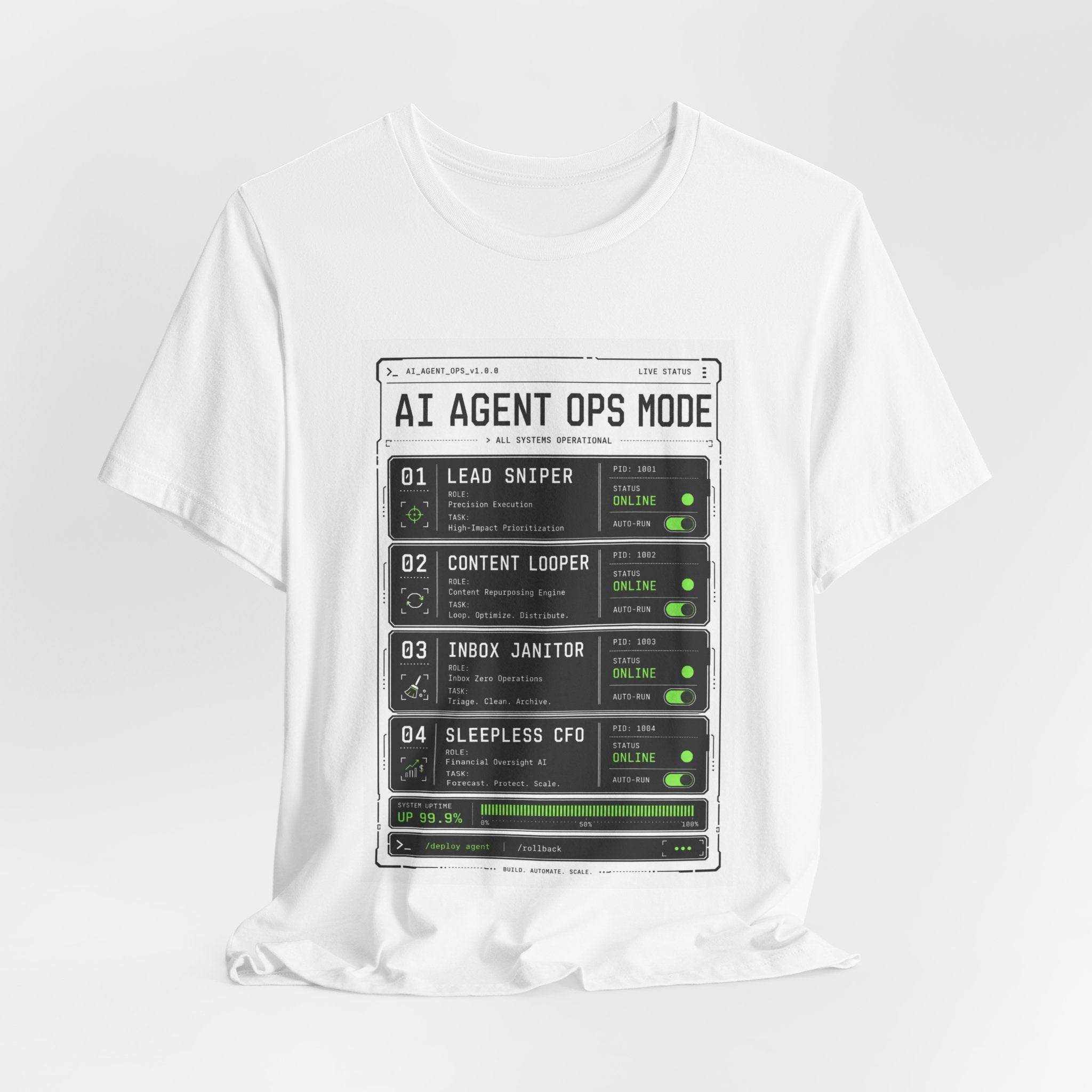 AI Agent Ops Mode Tee