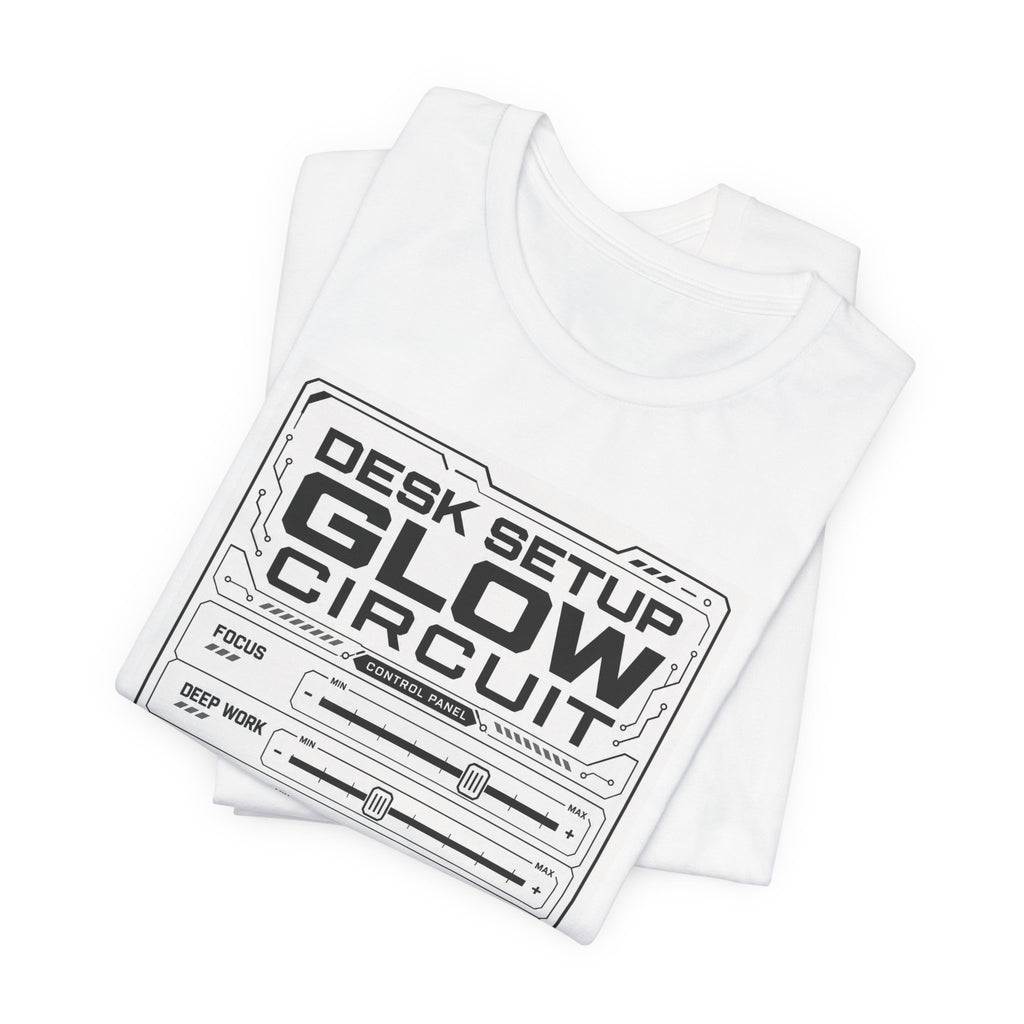 Desk Setup Glow Circuit Tee