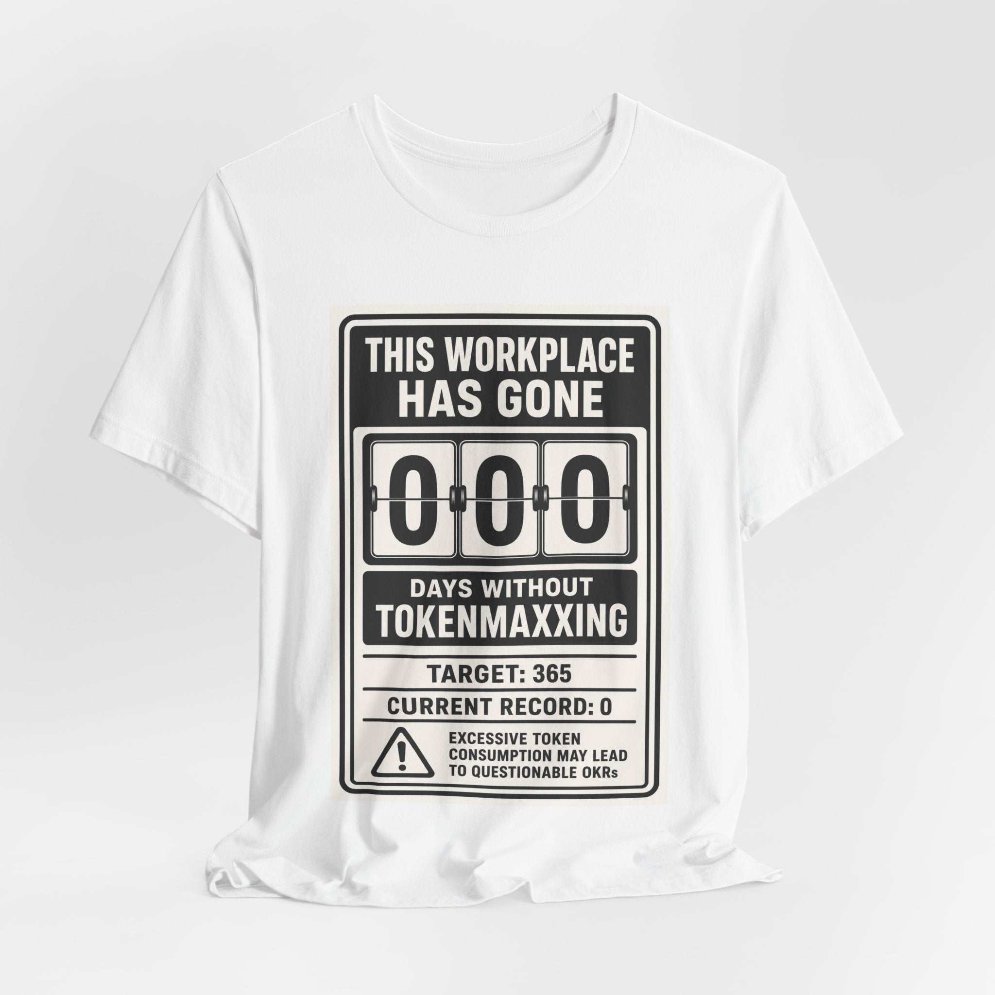 Tokenmaxxing Safety Poster Tee