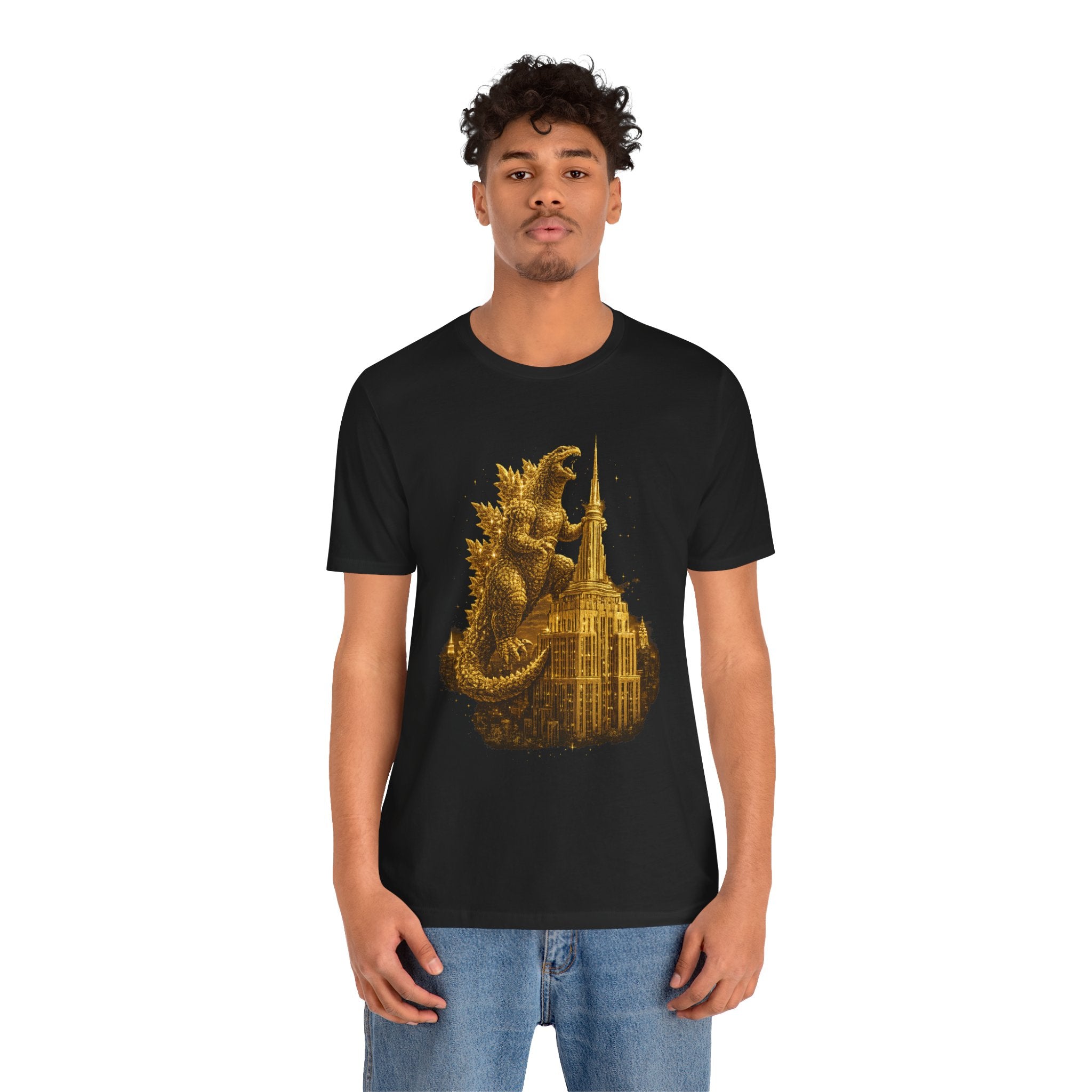 Godzilla Empire State Tee - Retro Monster NYC Graphic T-Shirt