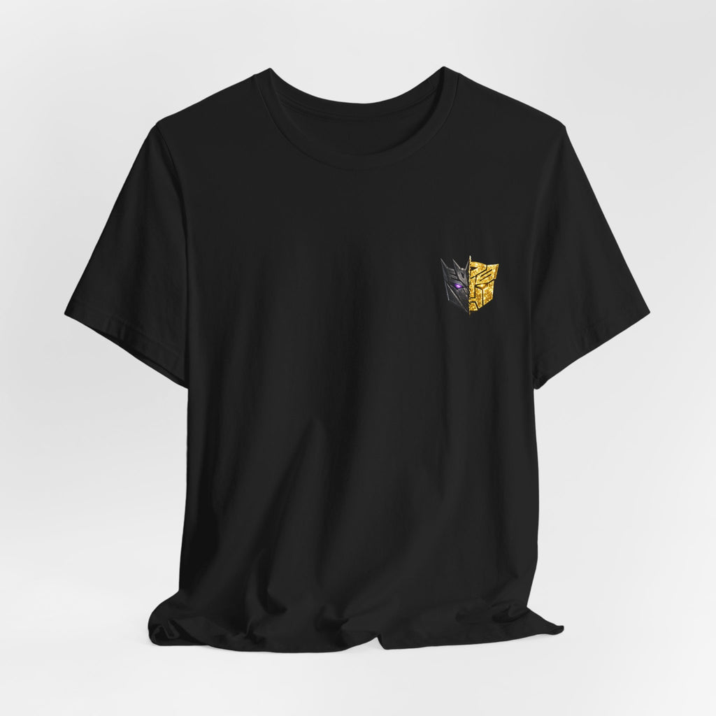 Gold Split Two Faced Mask Tee