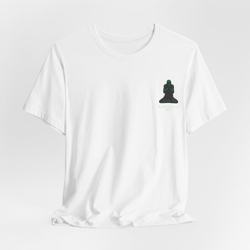 Buddha Pocket Tee — Minimal Meditation Graphic T-Shirt