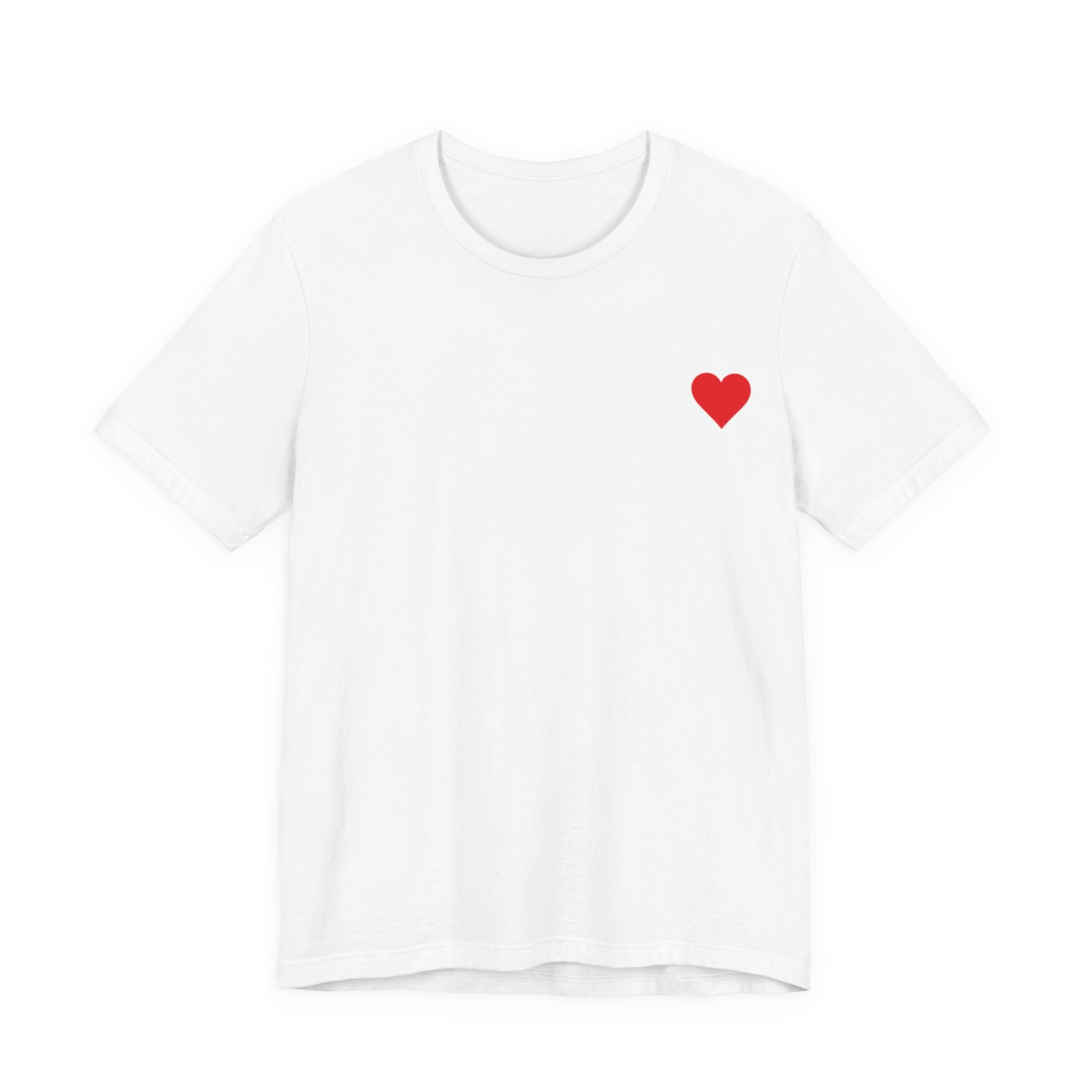 Small Heart Left Chest Tee