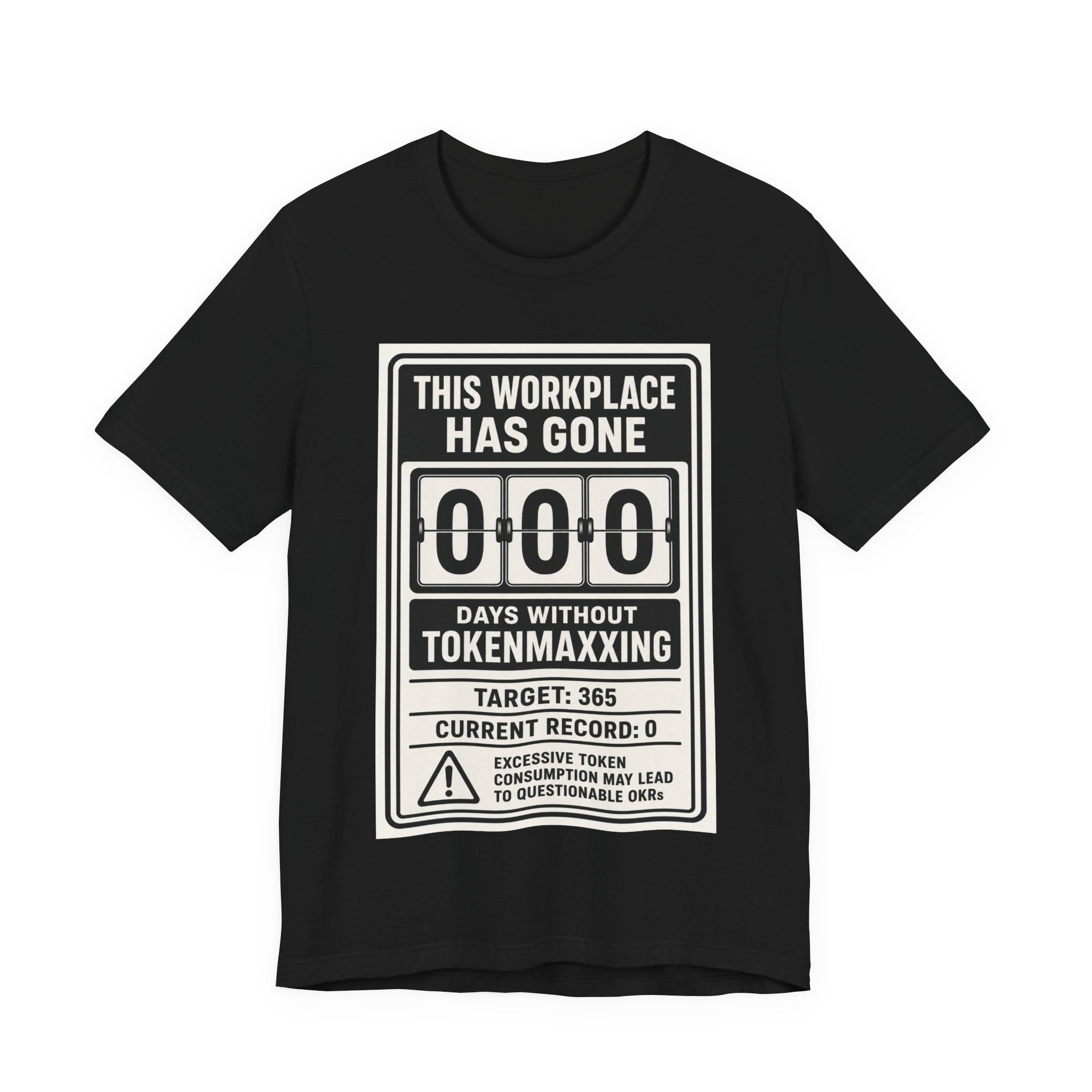 Tokenmaxxing Safety Poster Tee