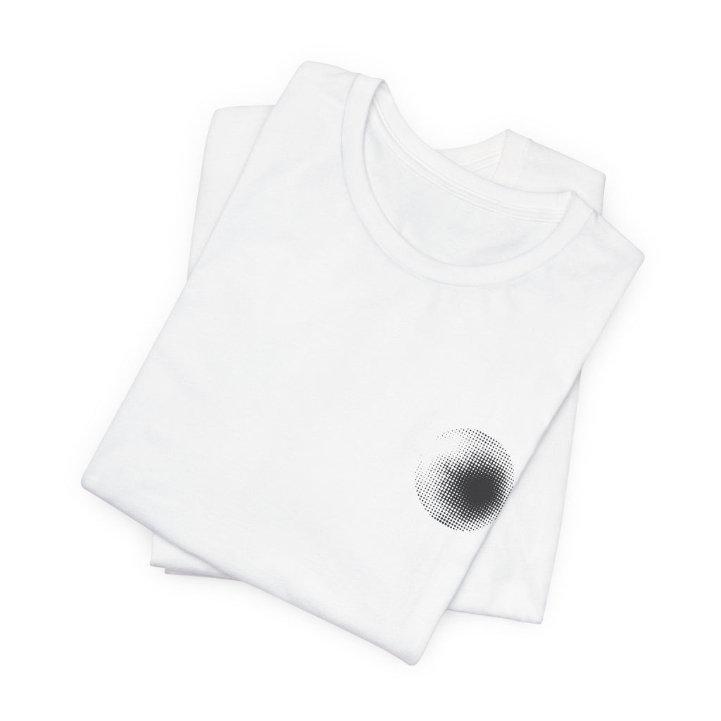 Minimal Solar Eclipse Pocket Tee — Subtle Astronomy Graphic T-Shirt