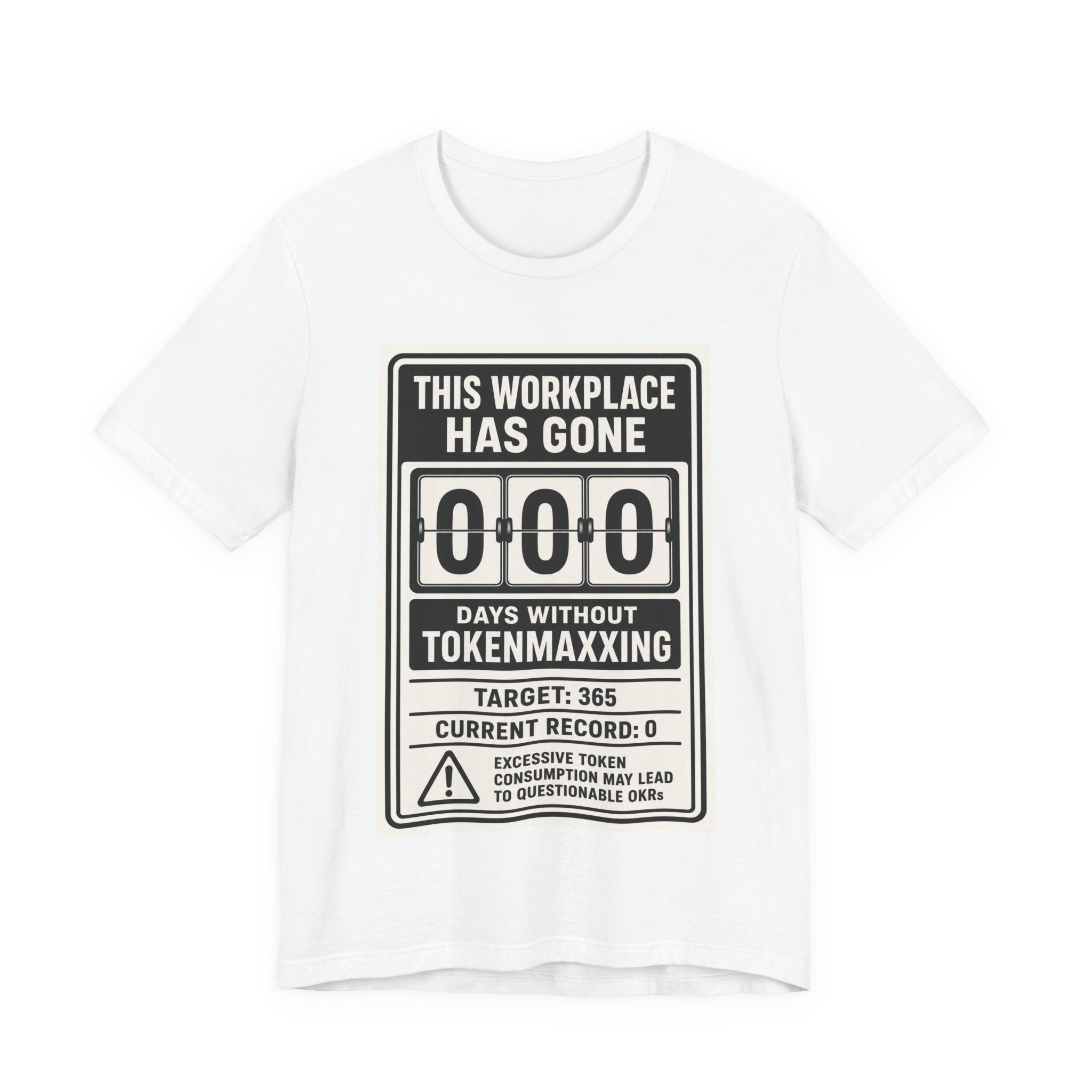 Tokenmaxxing Safety Poster Tee