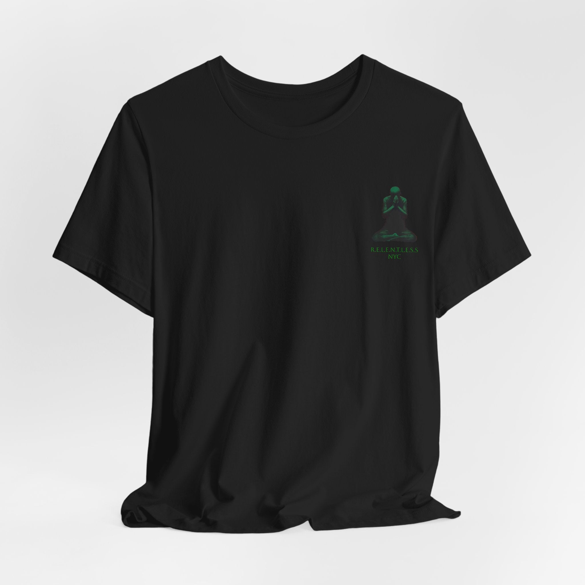 Buddha Pocket Tee — Minimal Meditation Graphic T-Shirt