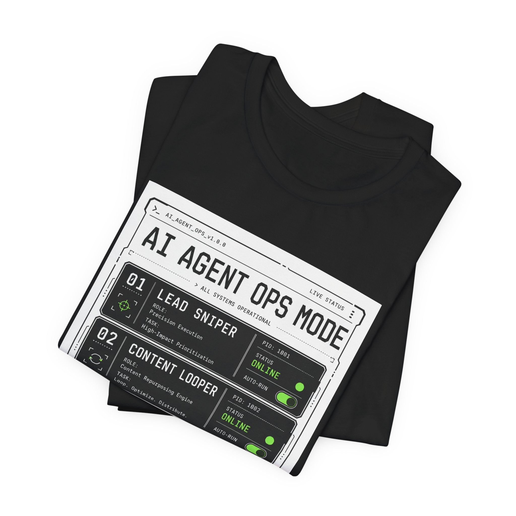 AI Agent Ops Mode Tee