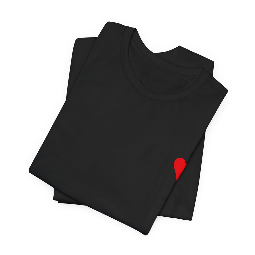 Small Heart Left Chest Tee