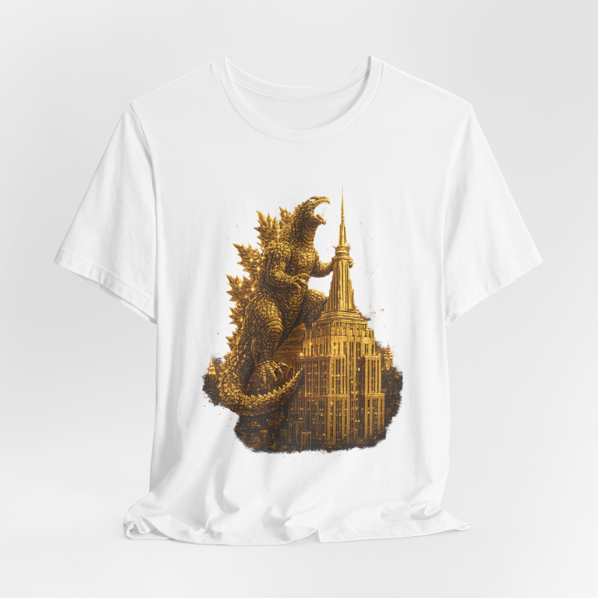 Godzilla Empire State Tee - Retro Monster NYC Graphic T-Shirt