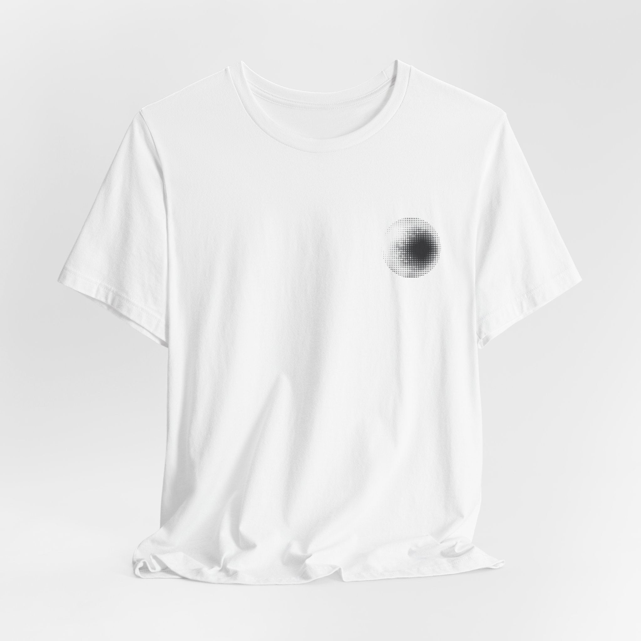 Minimal Solar Eclipse Pocket Tee — Subtle Astronomy Graphic T-Shirt
