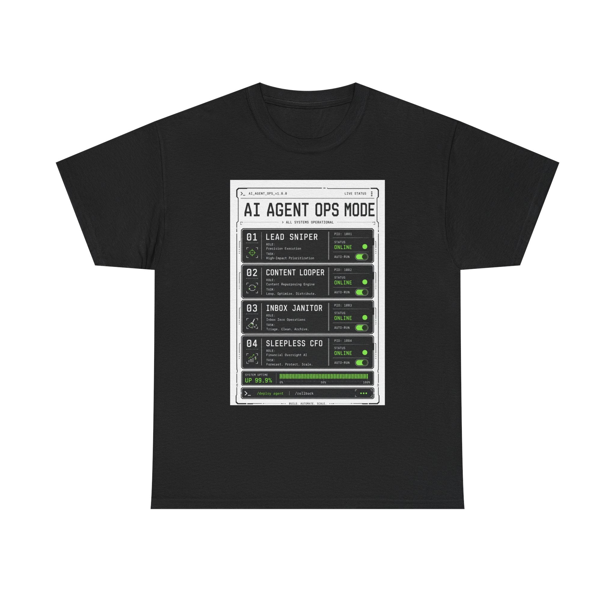 AI Agent Ops Mode Tee