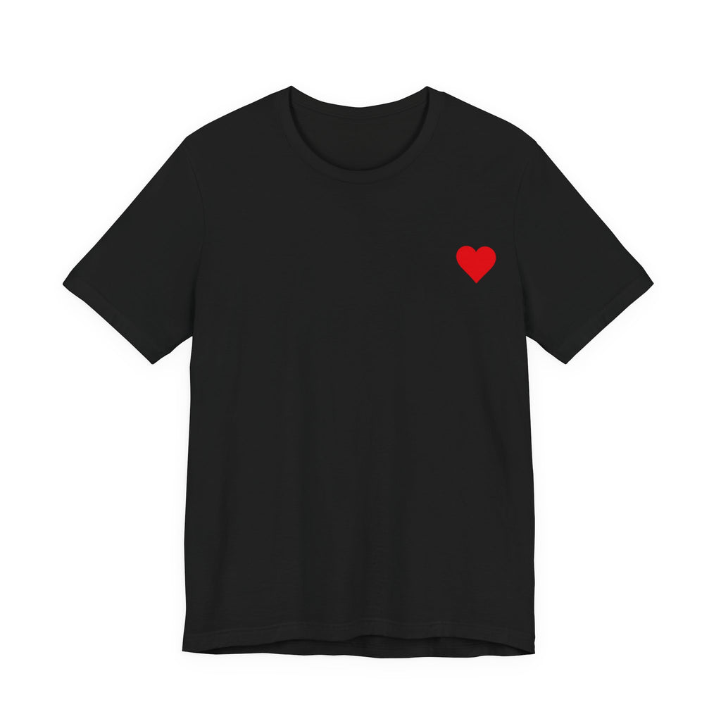 Small Heart Left Chest Tee