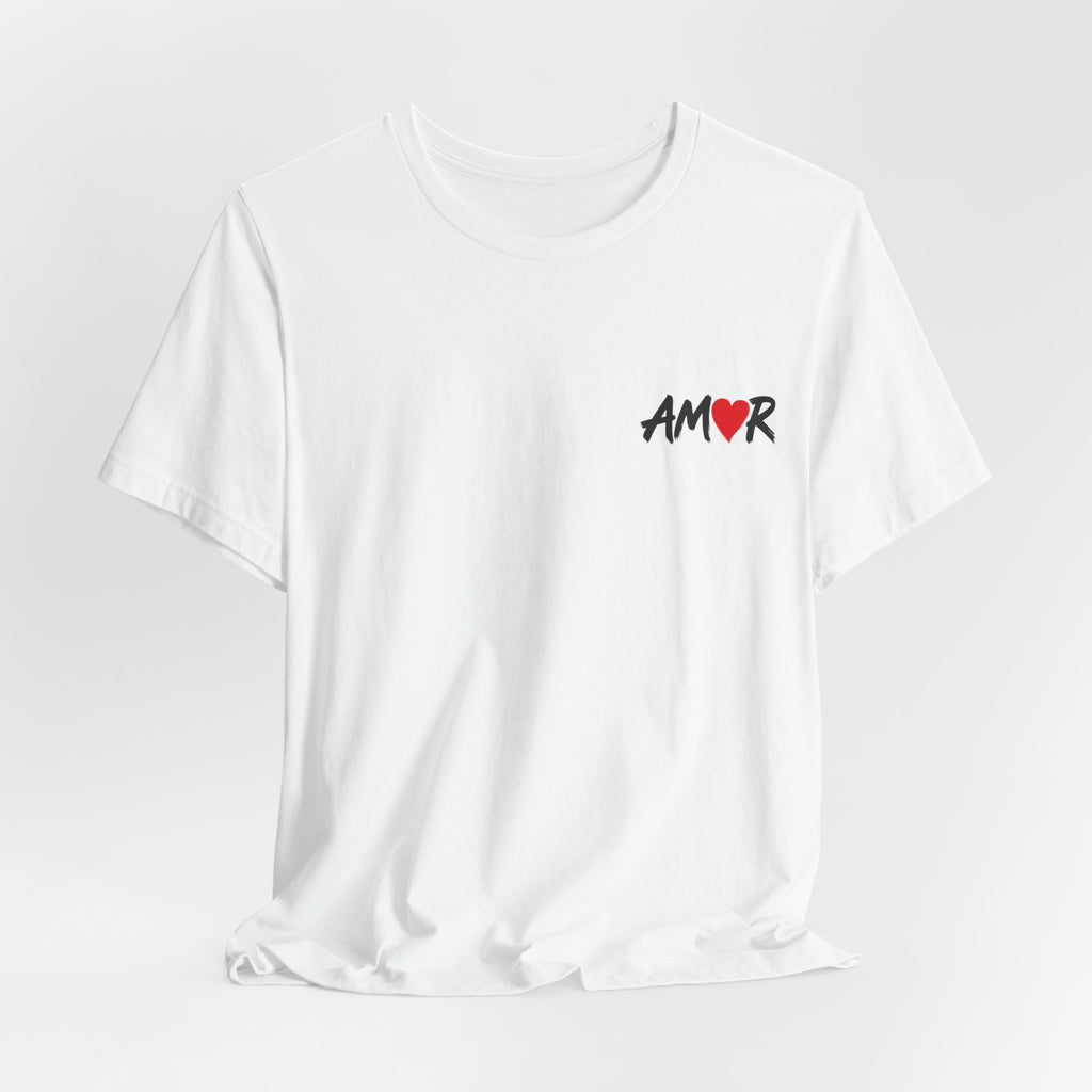 AMOR Heart Script Logo Tee