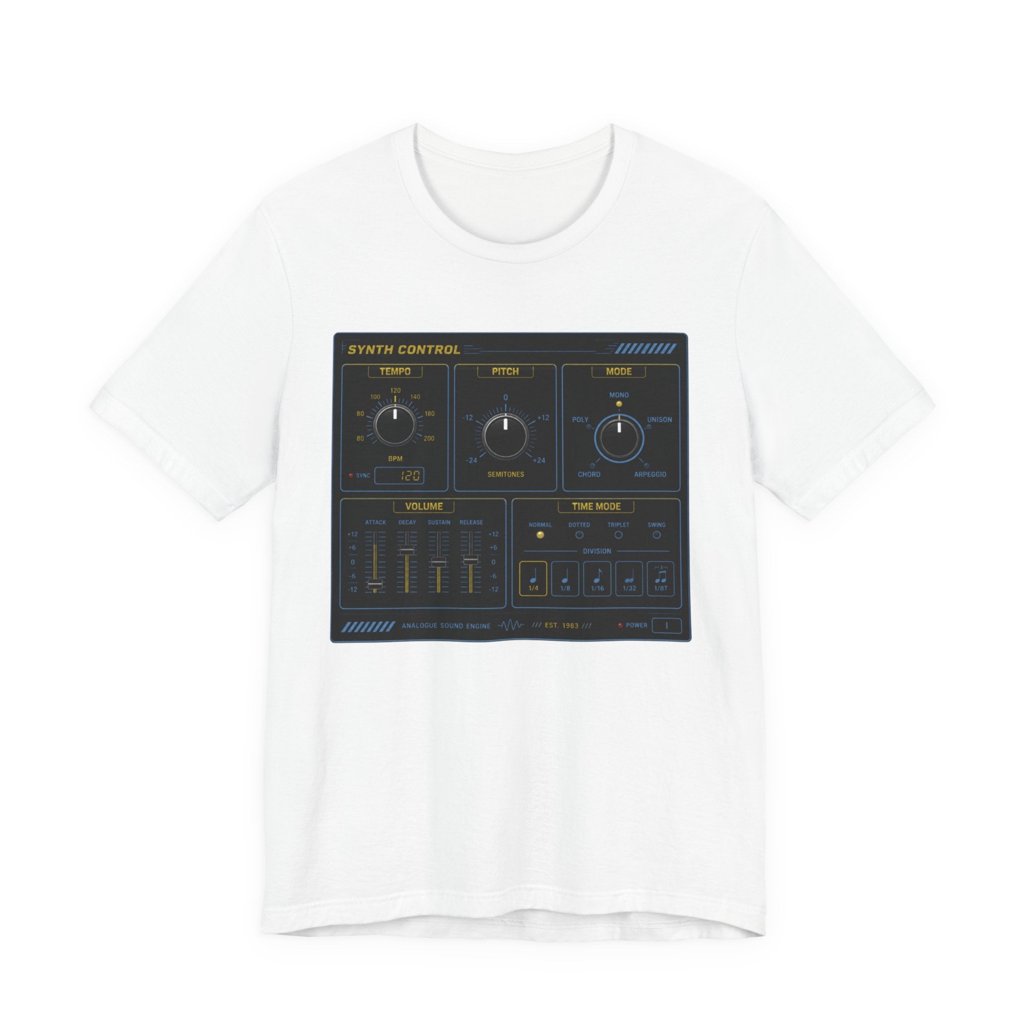 Synth Control Panel Tee